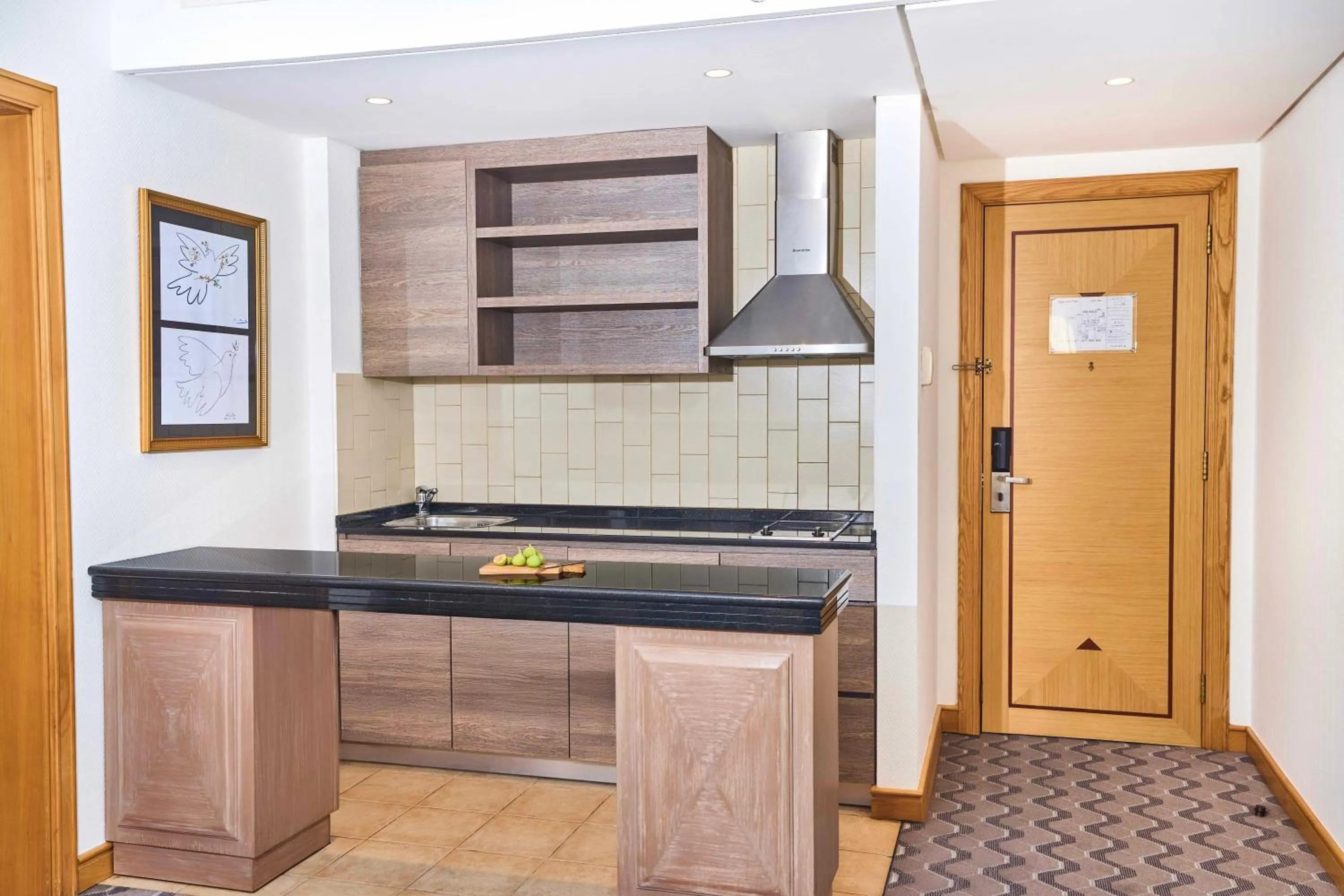 Kitchen or kitchenette in Gefinor Rotana – Beirut