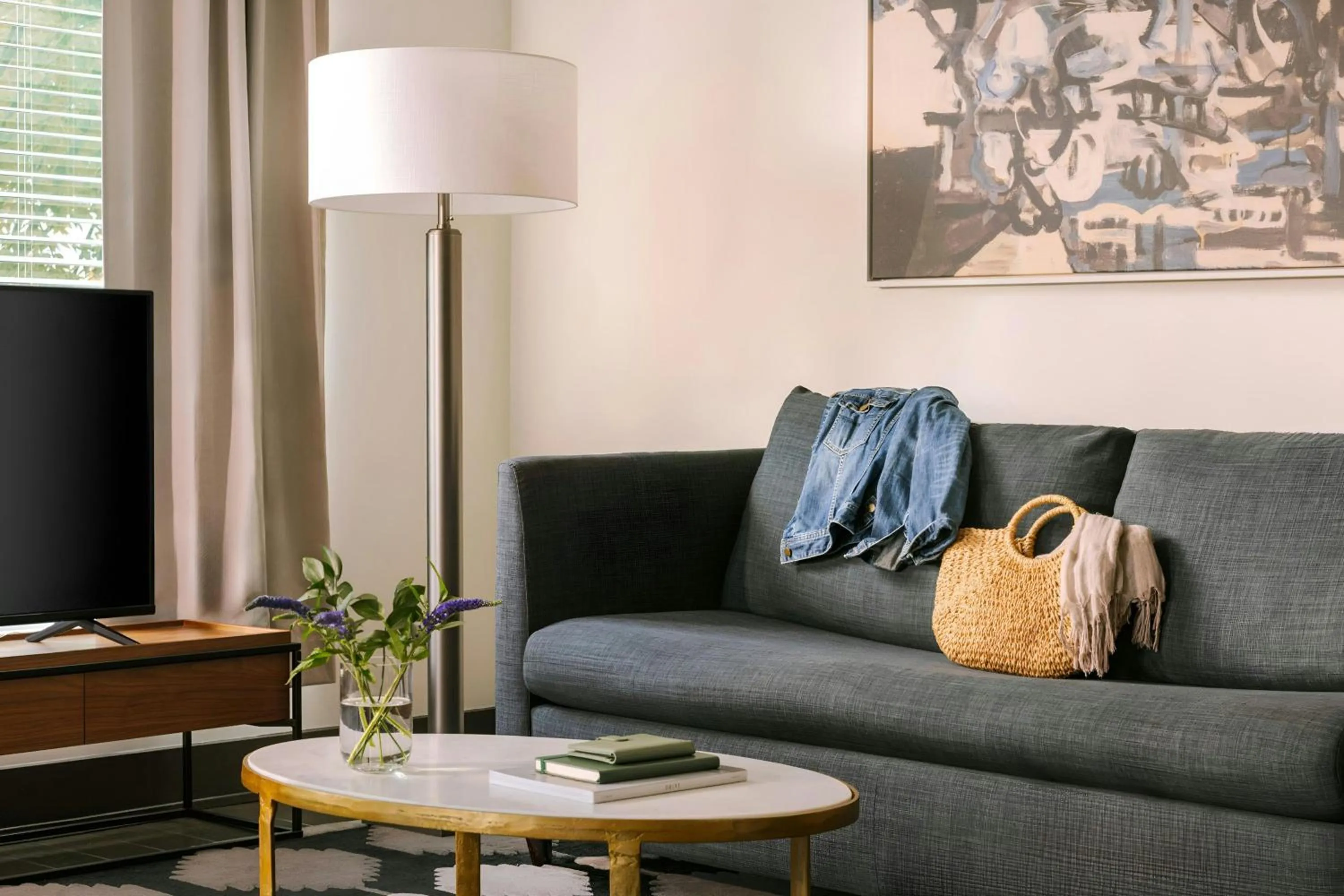 Living room in Sonder by Marriott Bonvoy Village 21 Apartments Hillsboro Village