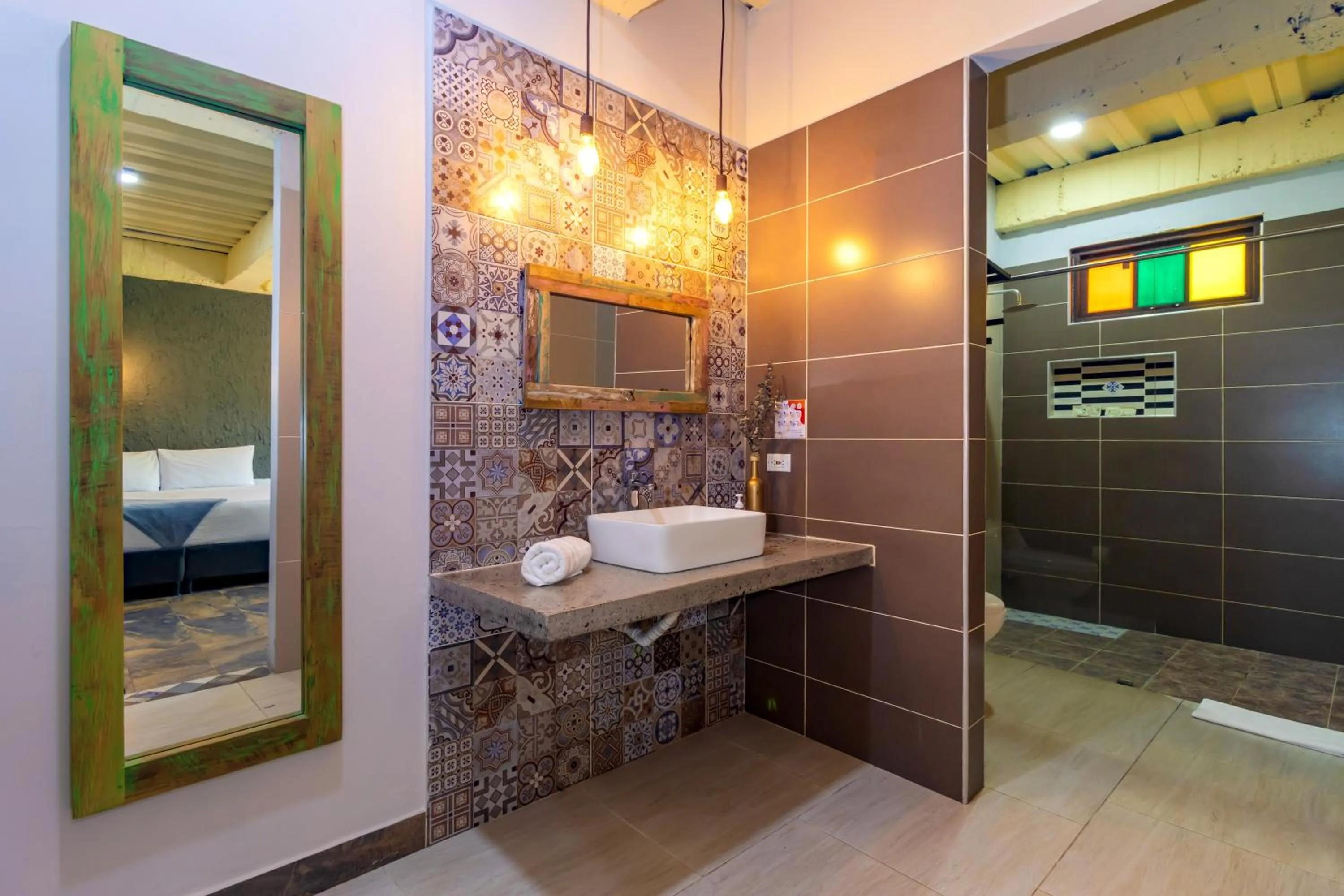 Bathroom in NQ Hotel Orinoquia