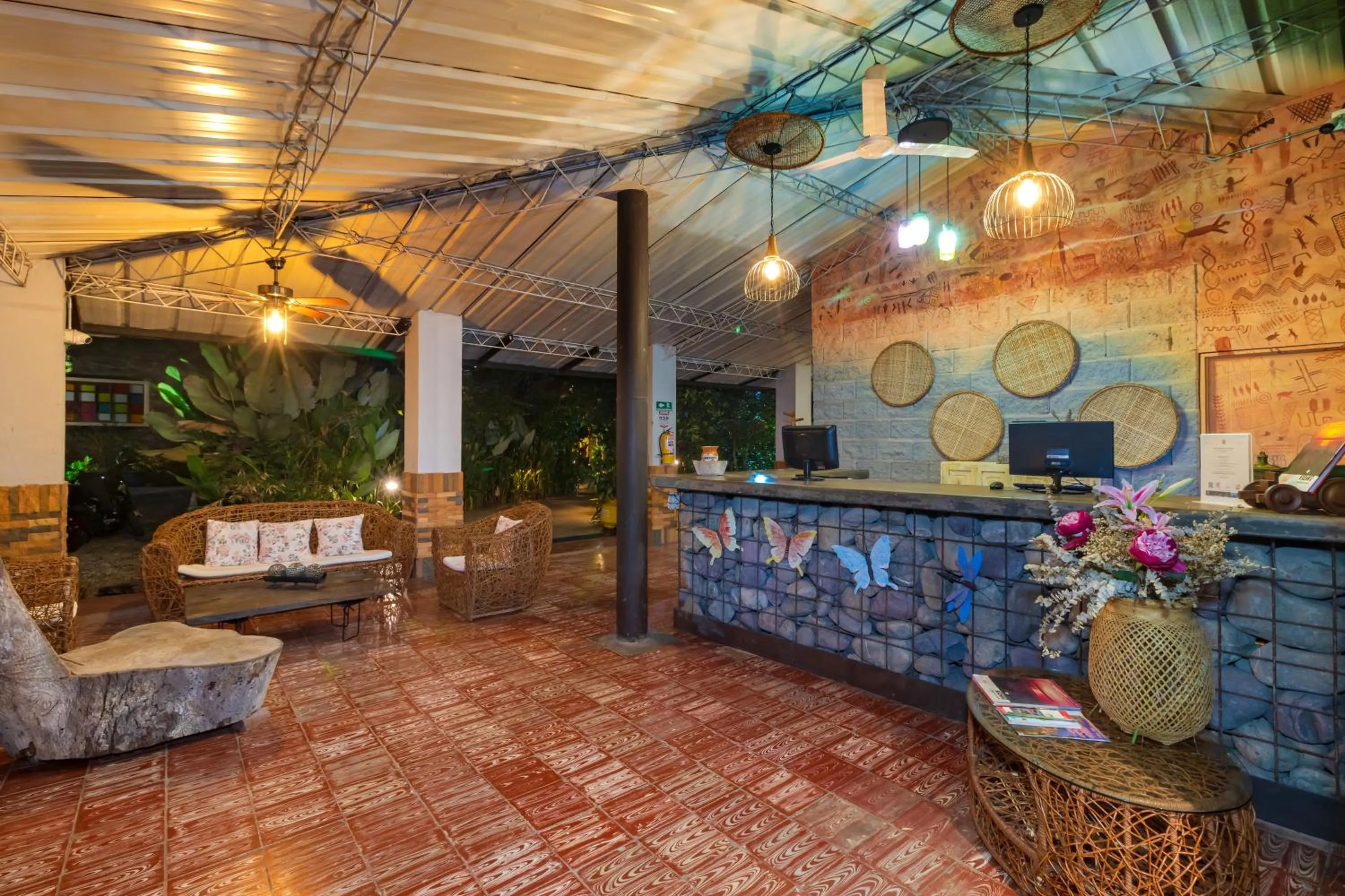 Lobby or reception in NQ Hotel Orinoquia