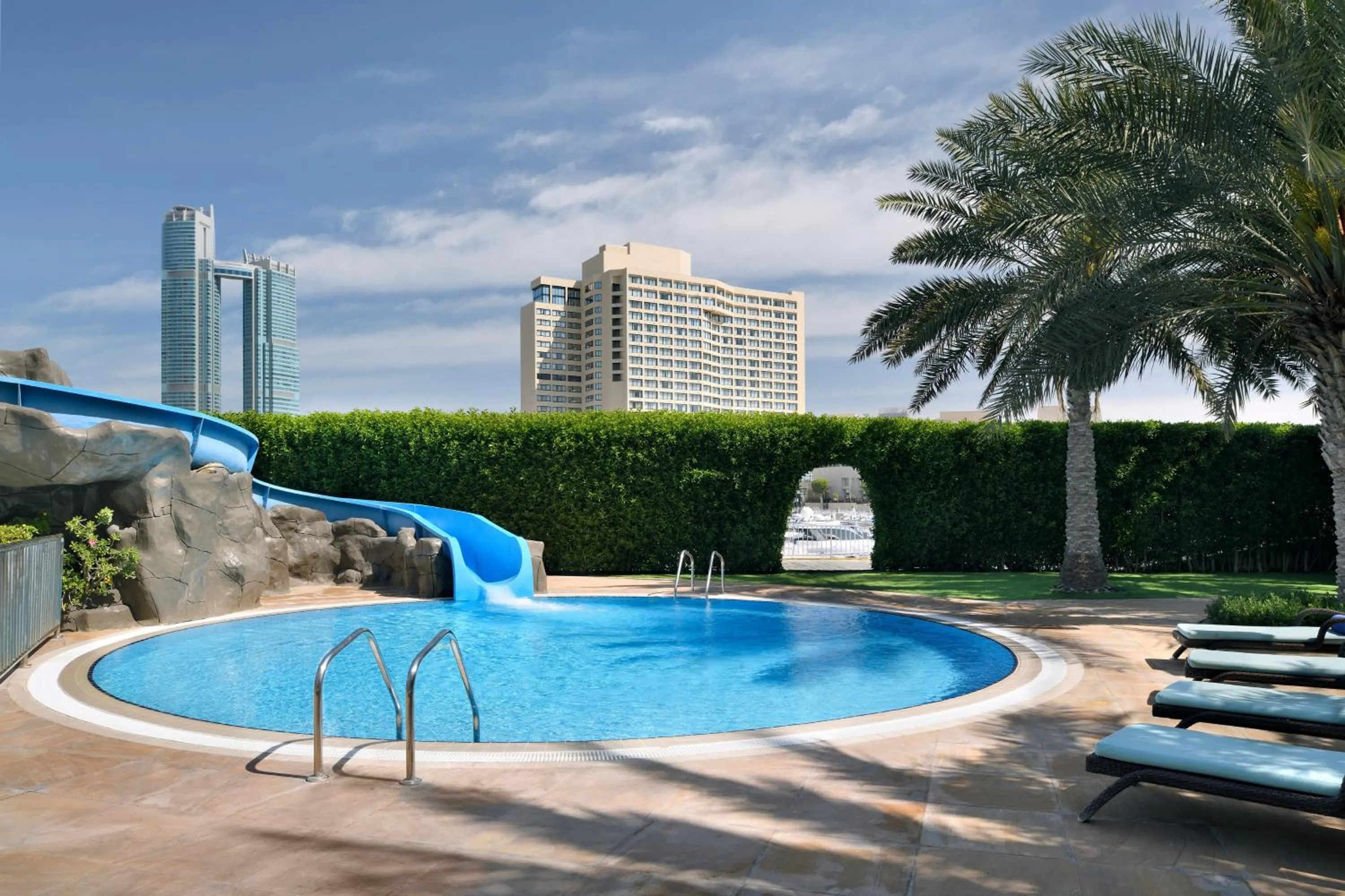 Swimming pool in InterContinental Abu Dhabi by IHG