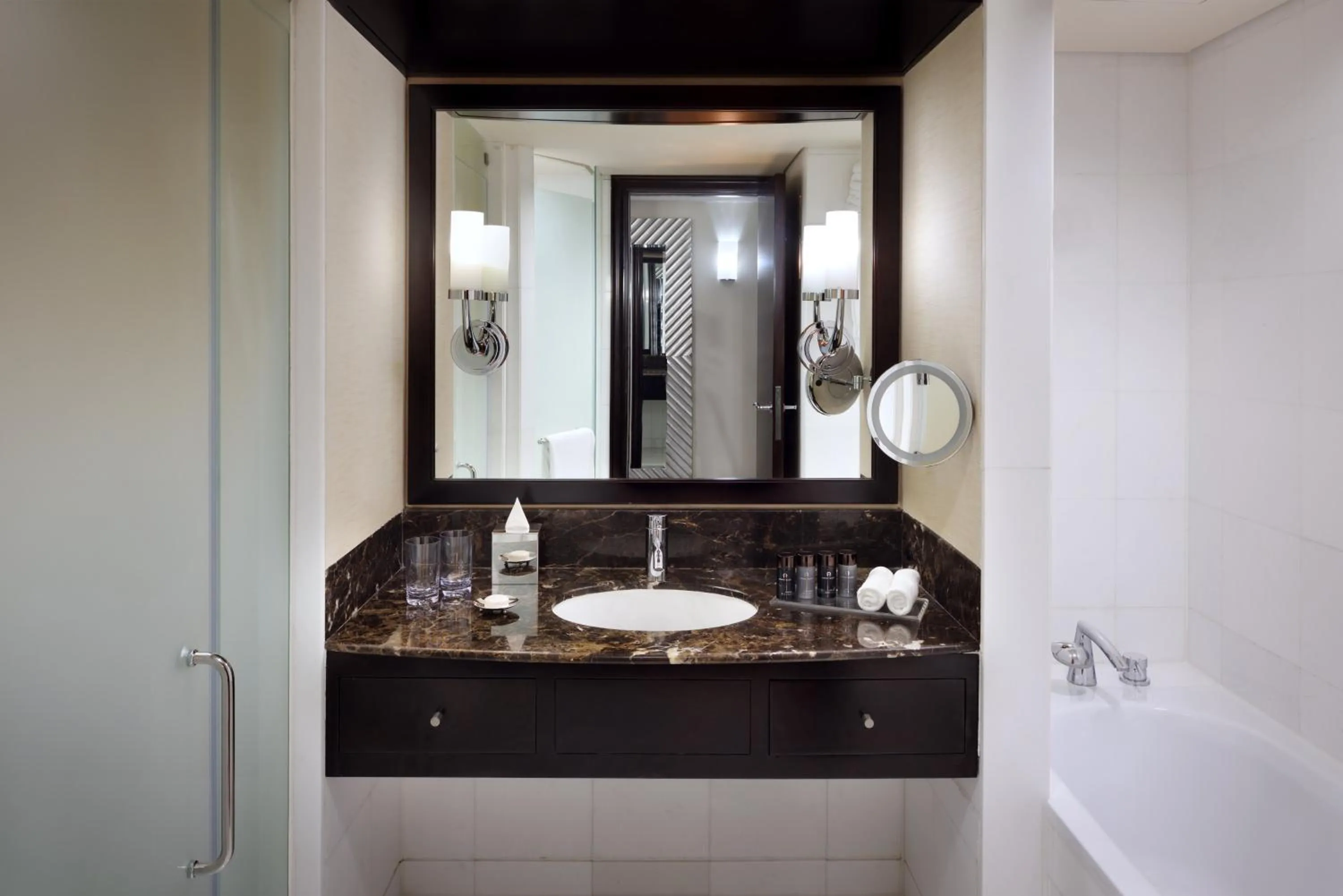 Bathroom in InterContinental Abu Dhabi by IHG