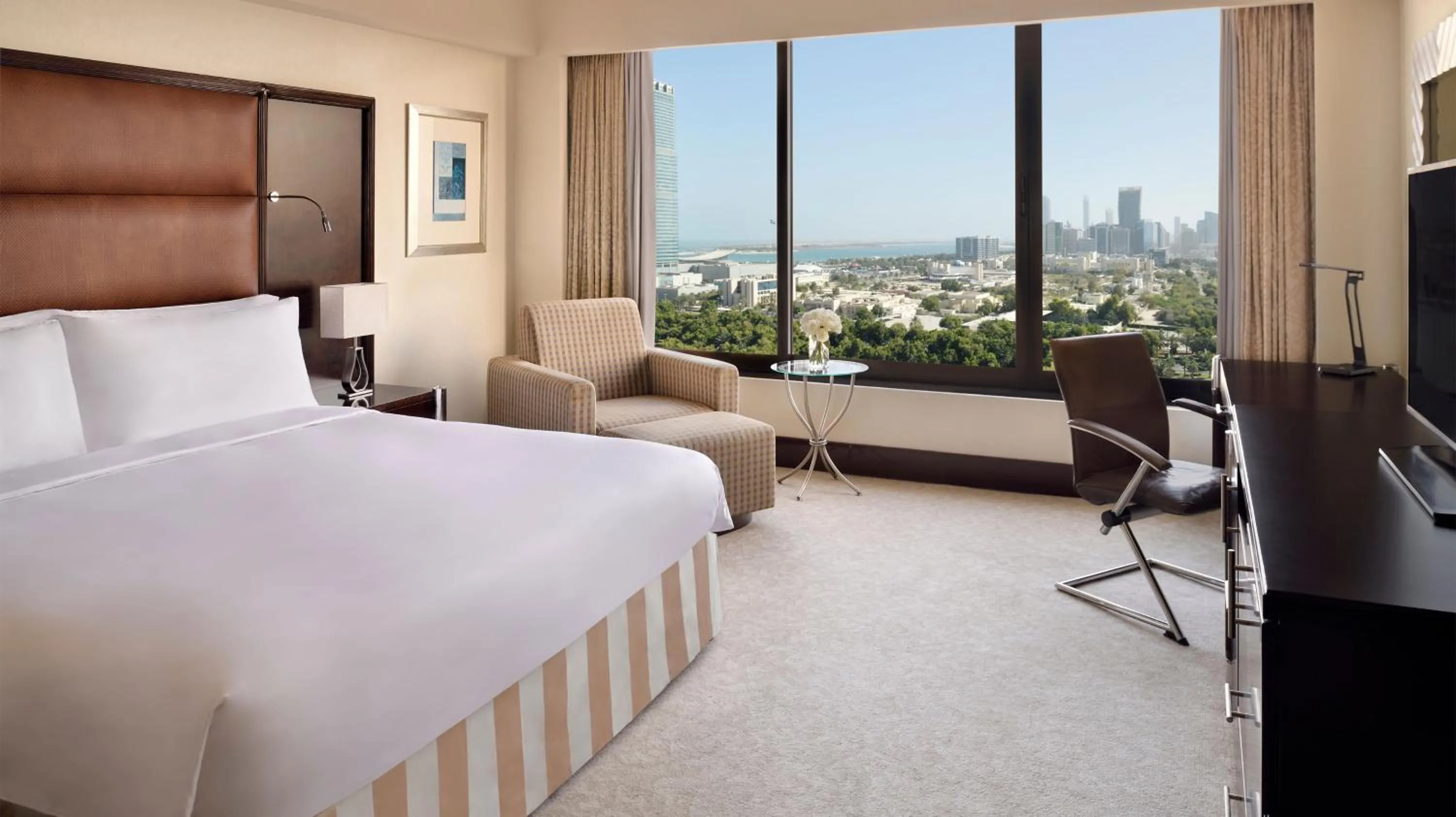 Photo of the whole room, Bed in InterContinental Abu Dhabi by IHG
