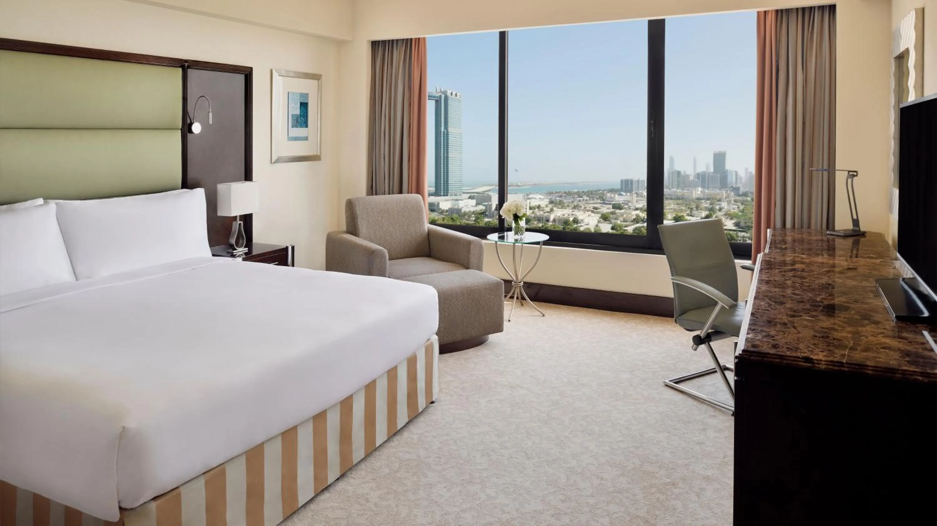 Photo of the whole room, Bed in InterContinental Abu Dhabi by IHG