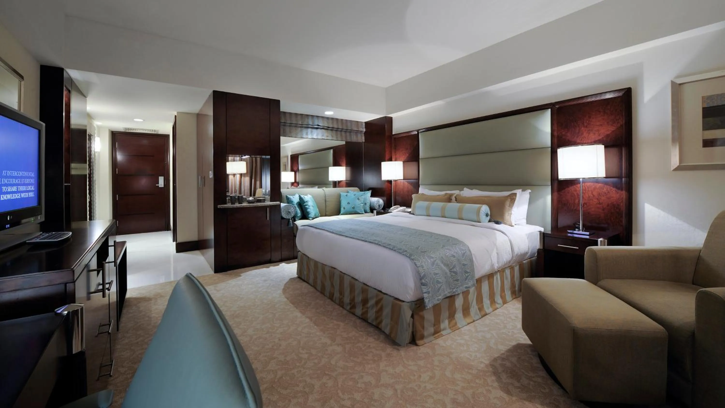 Photo of the whole room, Bed in InterContinental Abu Dhabi by IHG