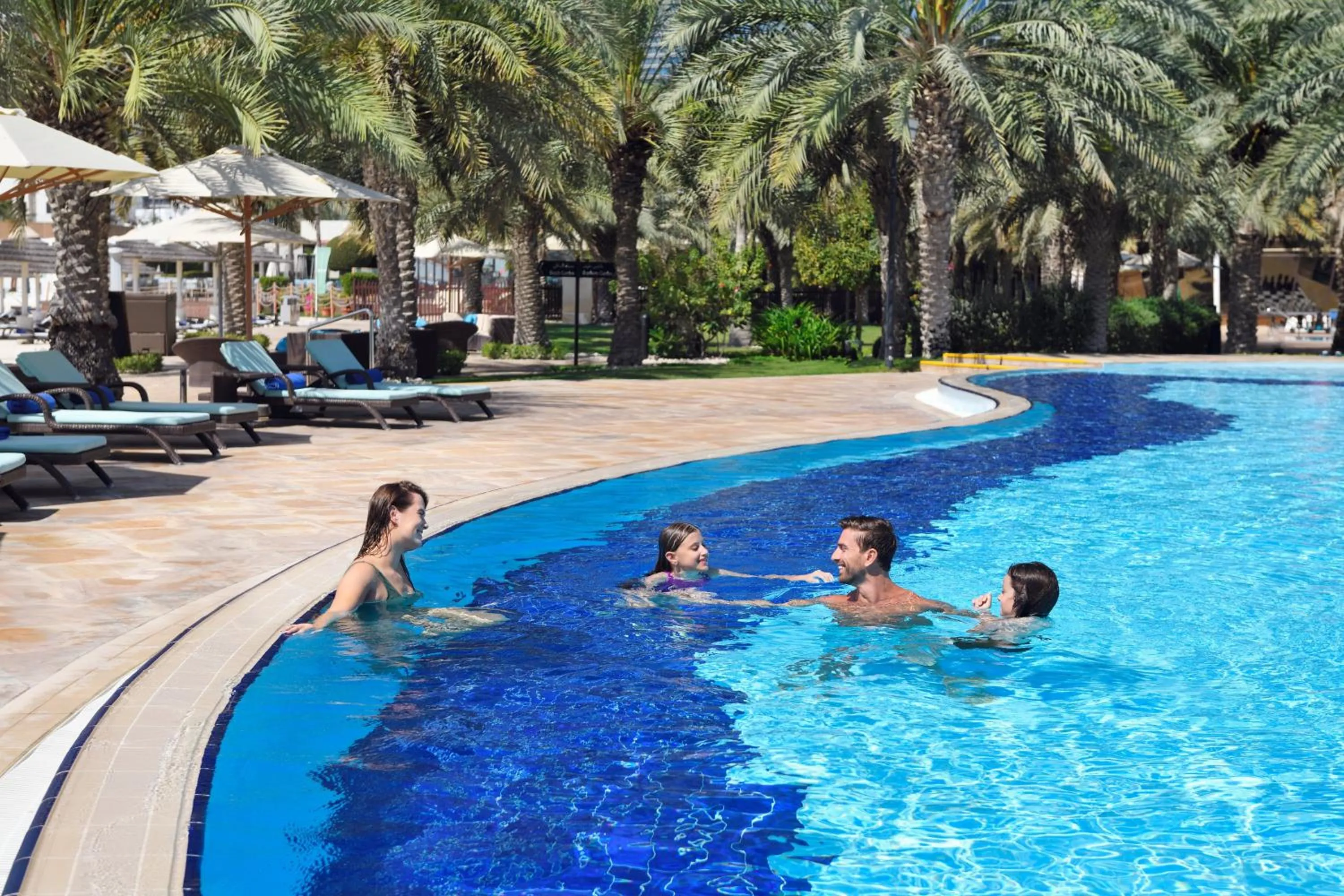 Swimming pool in InterContinental Abu Dhabi by IHG