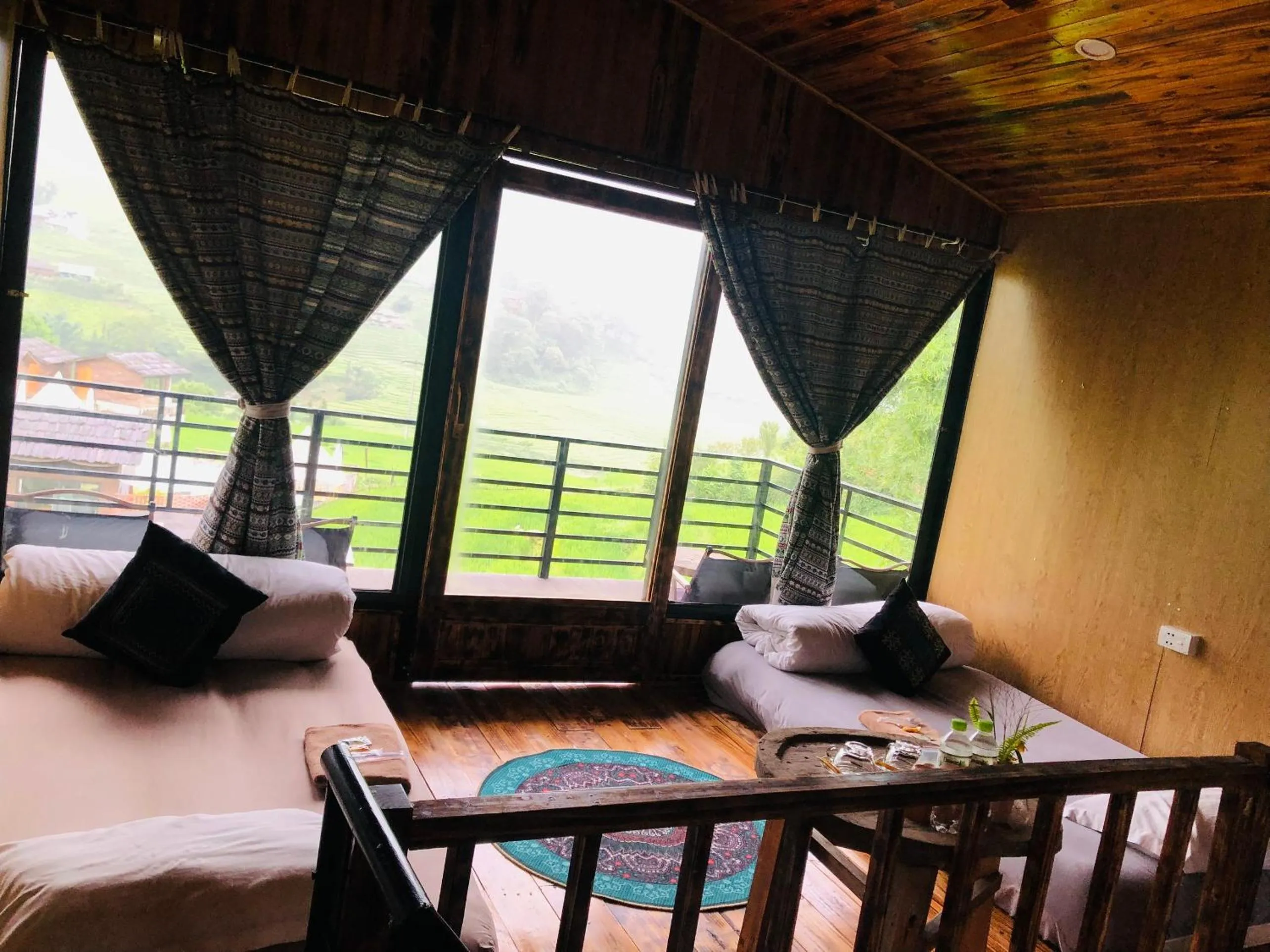 Bed in Sapa Plum Eco House