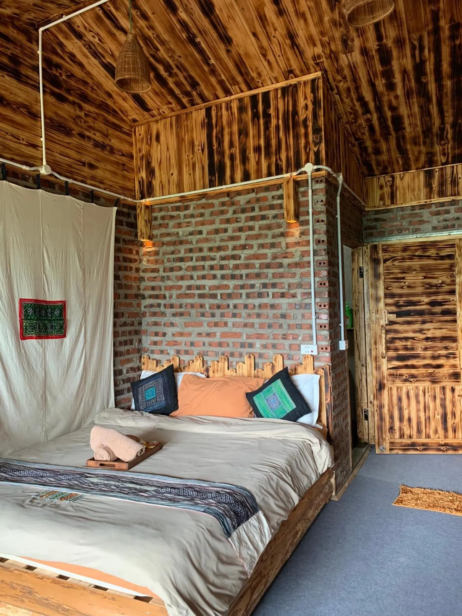 Bed in Sapa Plum Eco House