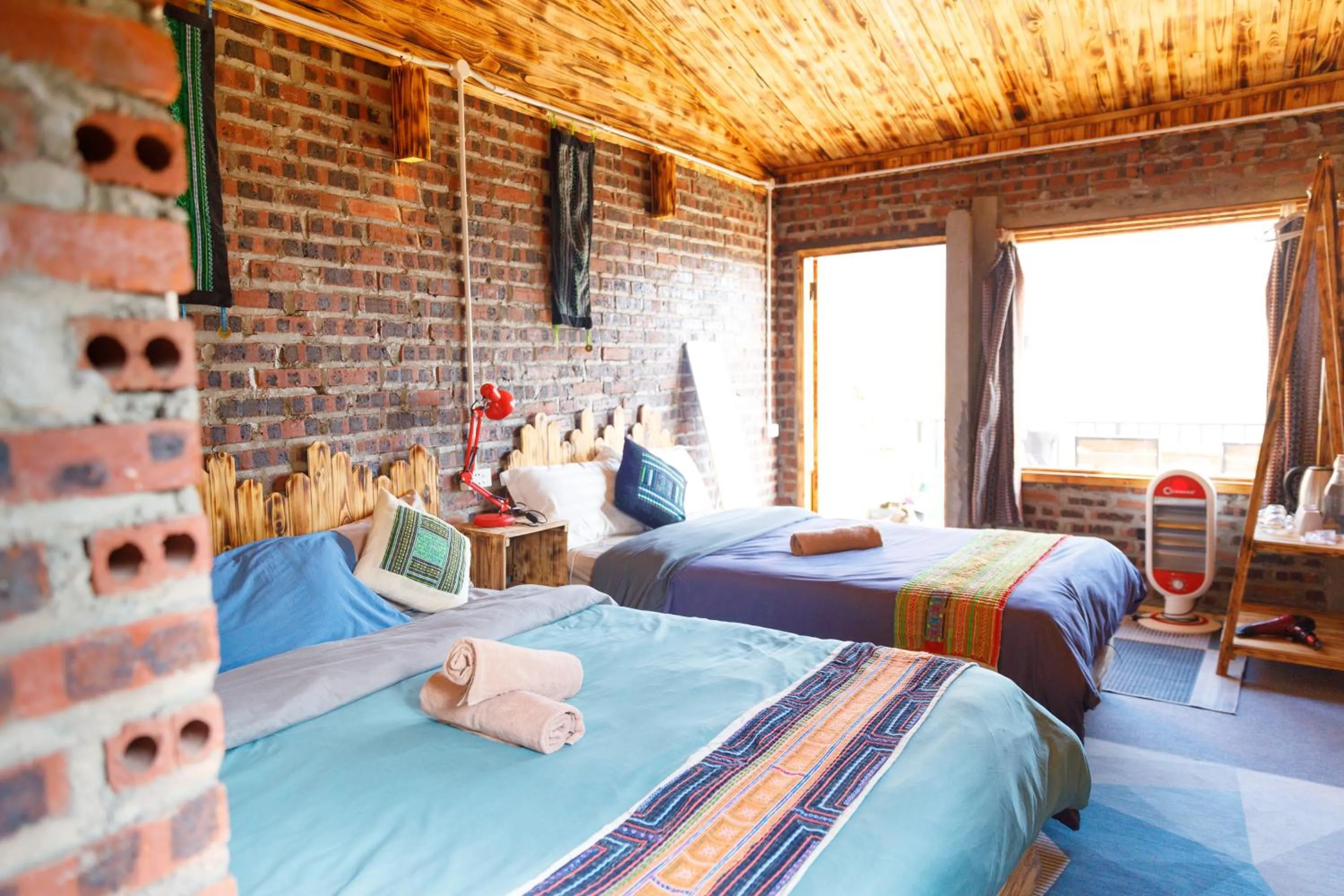 Bed in Sapa Plum Eco House