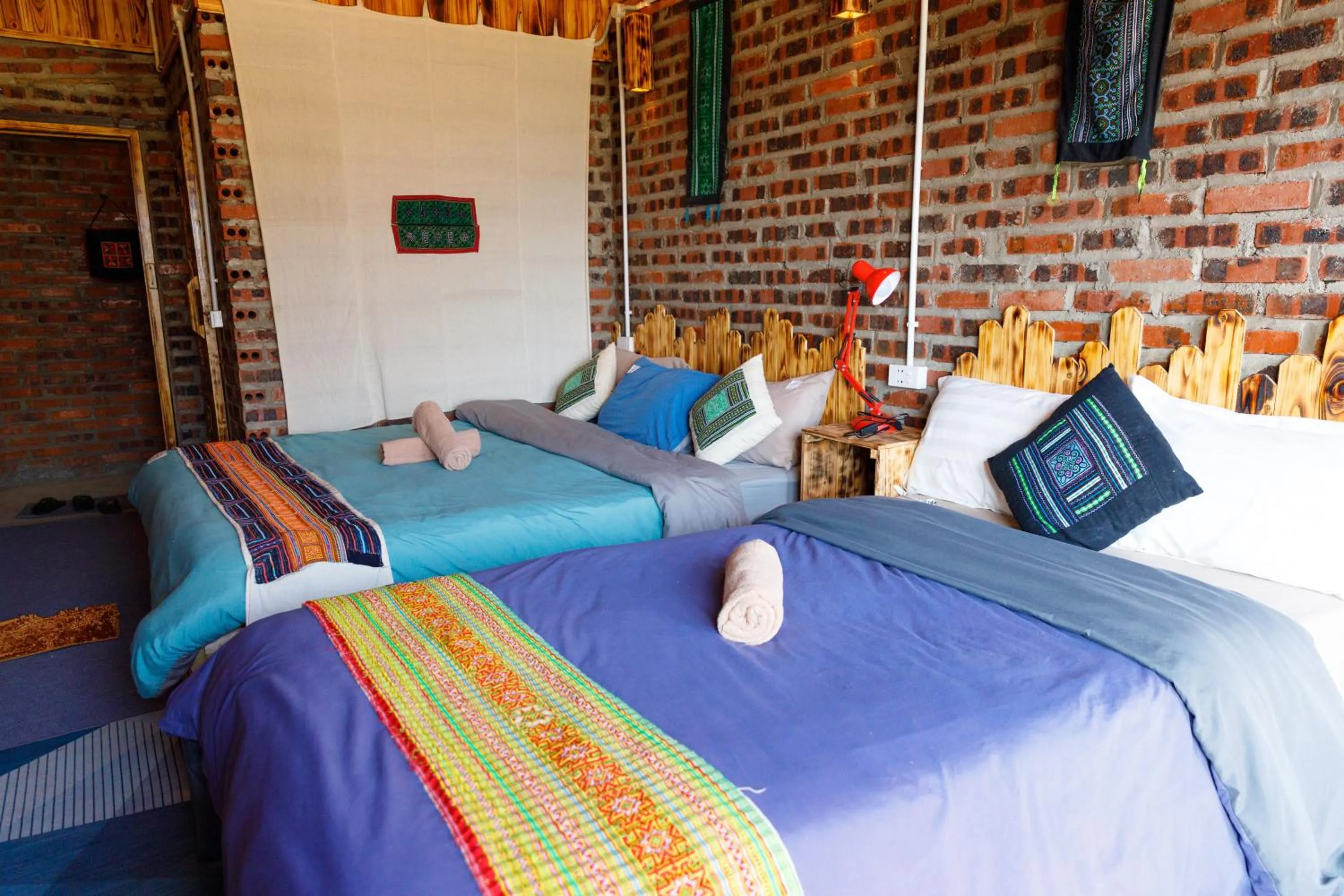 Bed in Sapa Plum Eco House