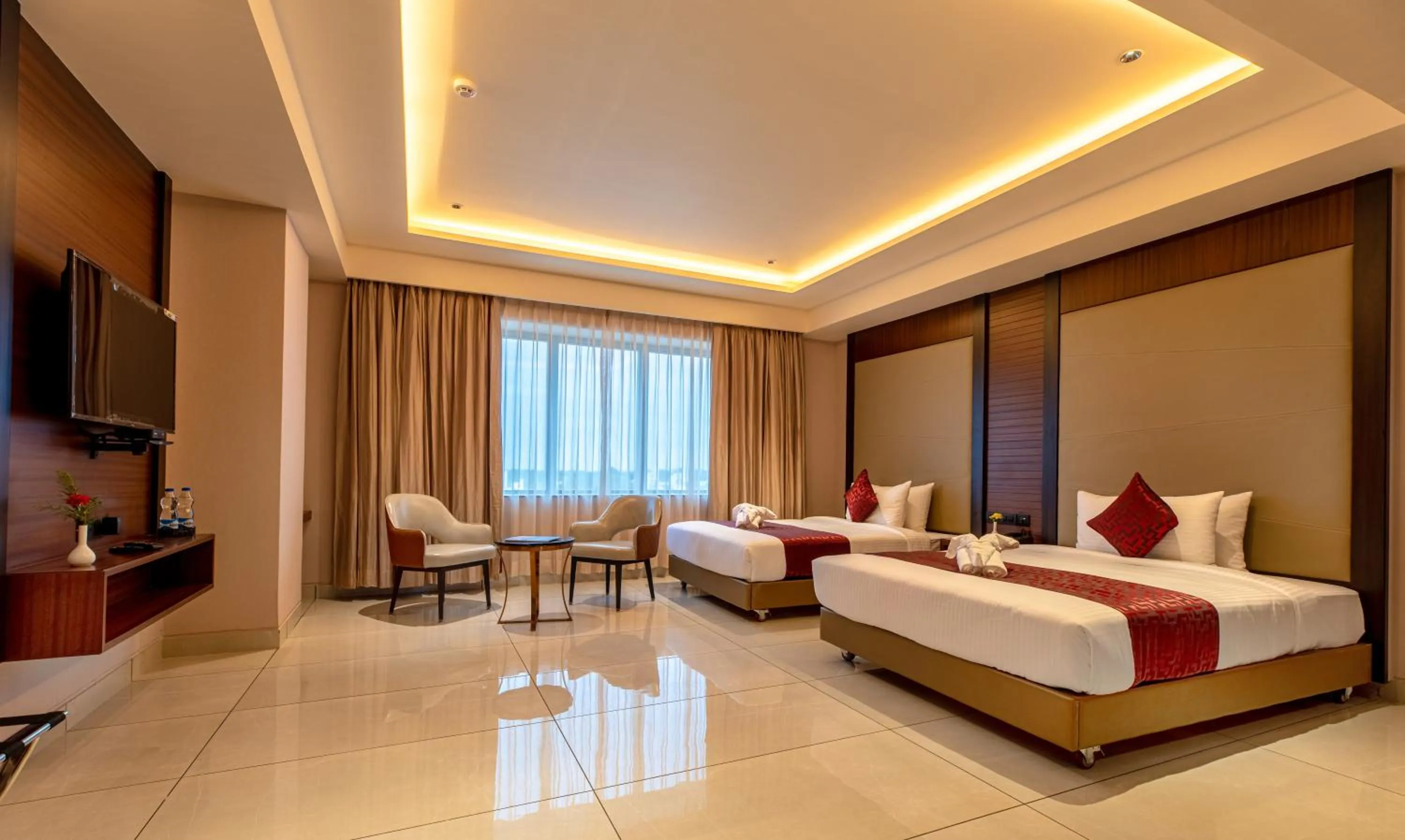 Bedroom, Bed in Hotel M Pro Palace Mysore - 12 Minutes to Mysore Palace