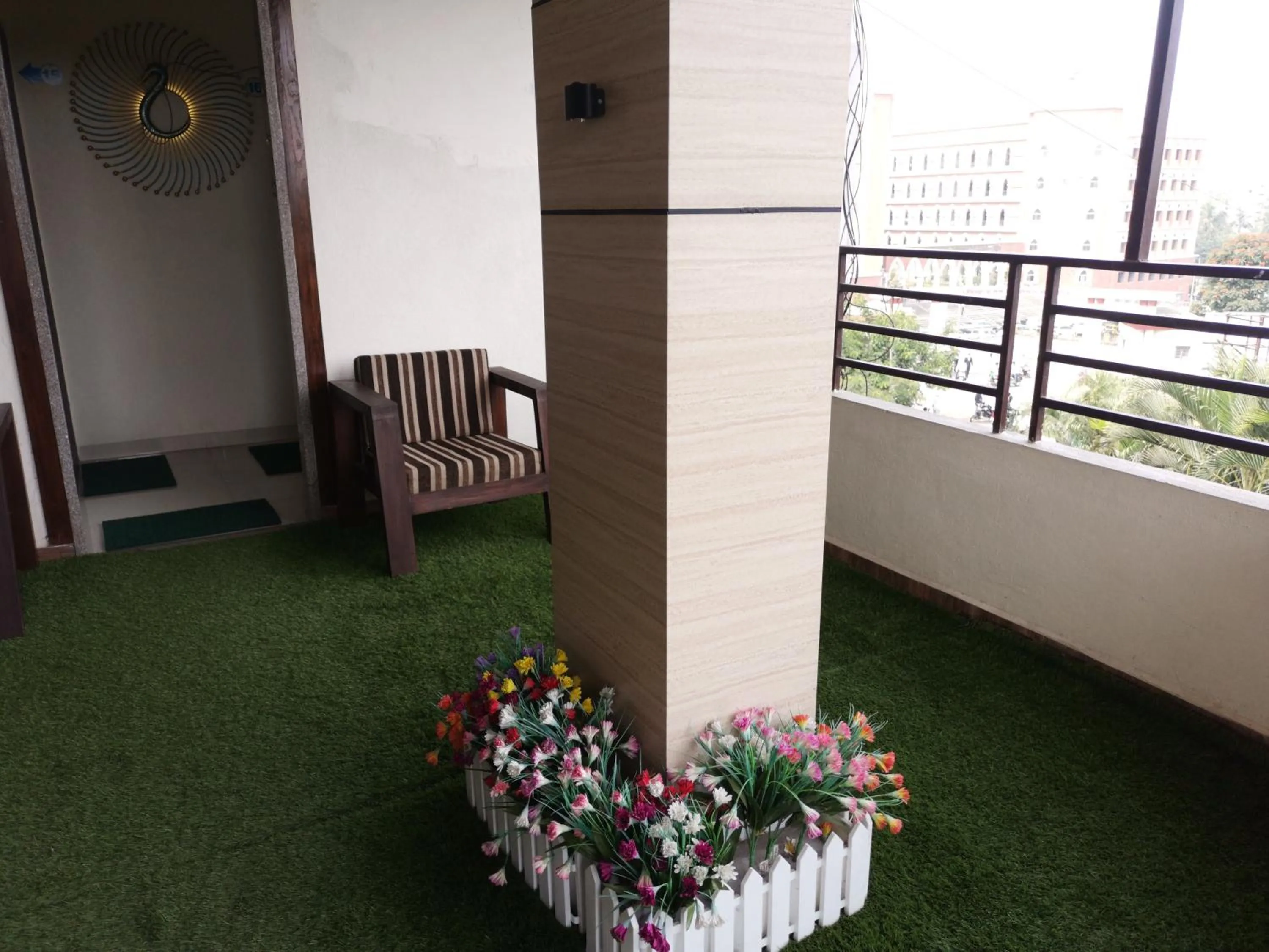 Patio in Hotel Kissan