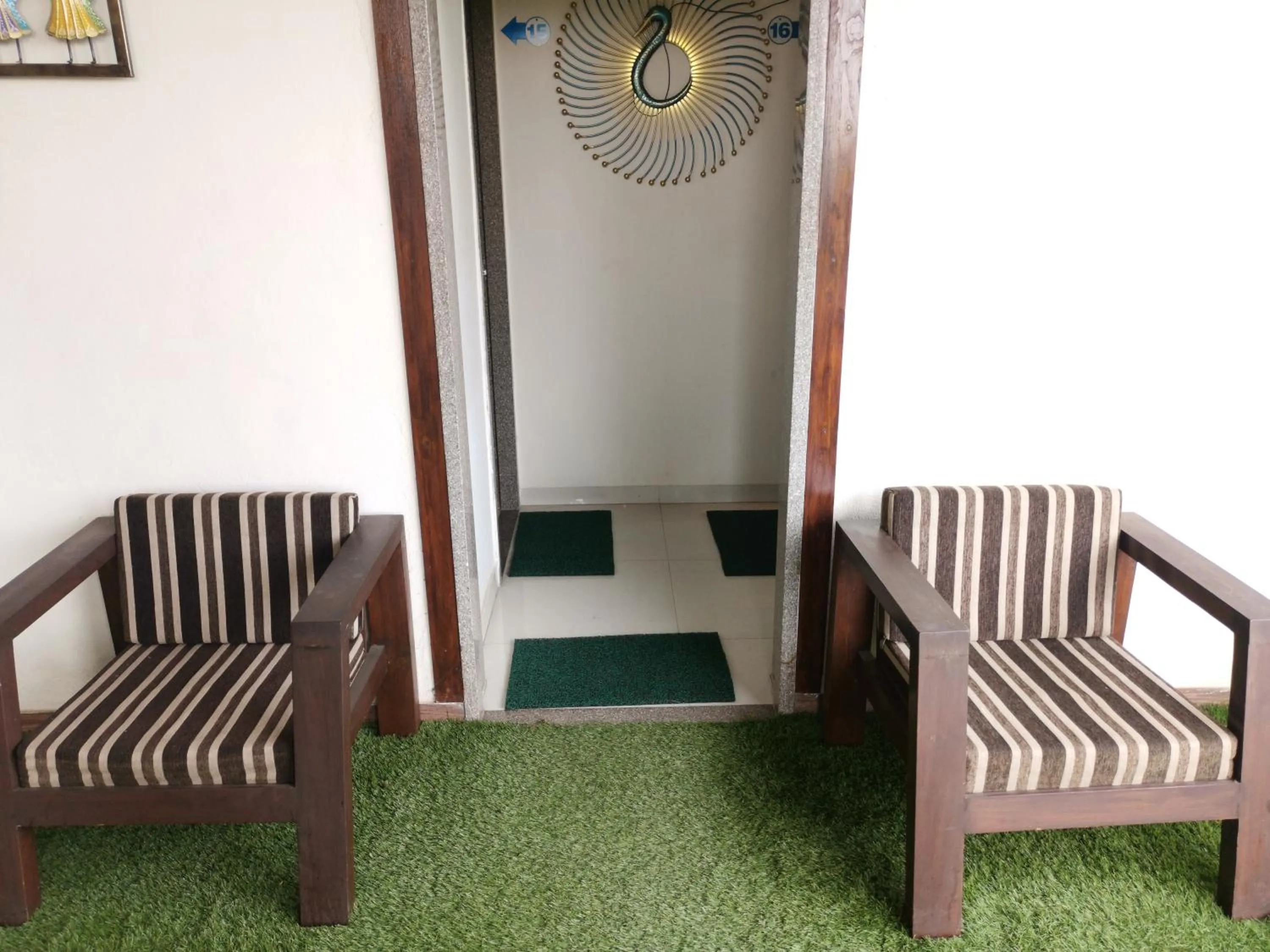 Seating area in Hotel Kissan