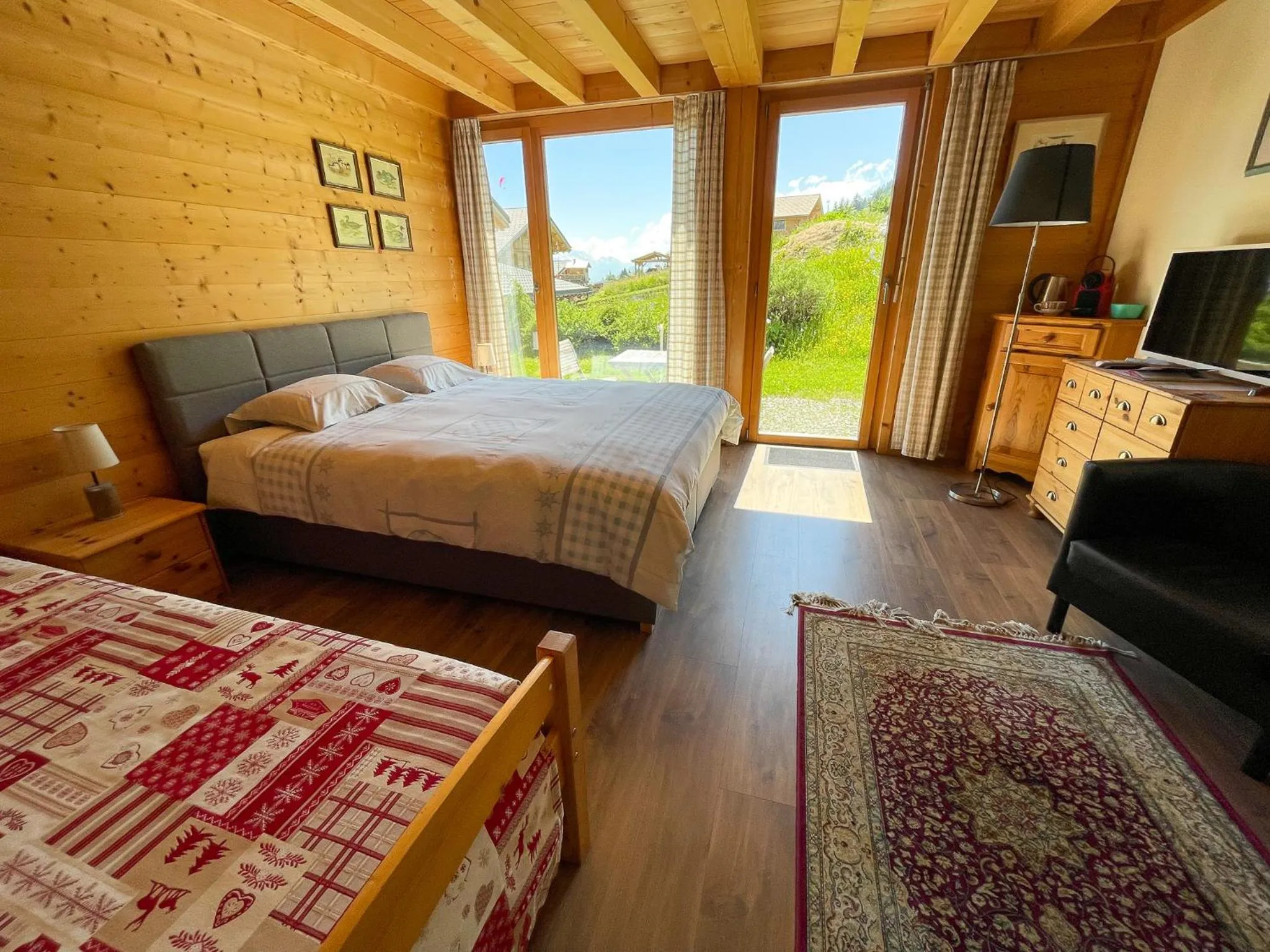 Garden view, Bed in Bed & Breakfast l'Epicéa