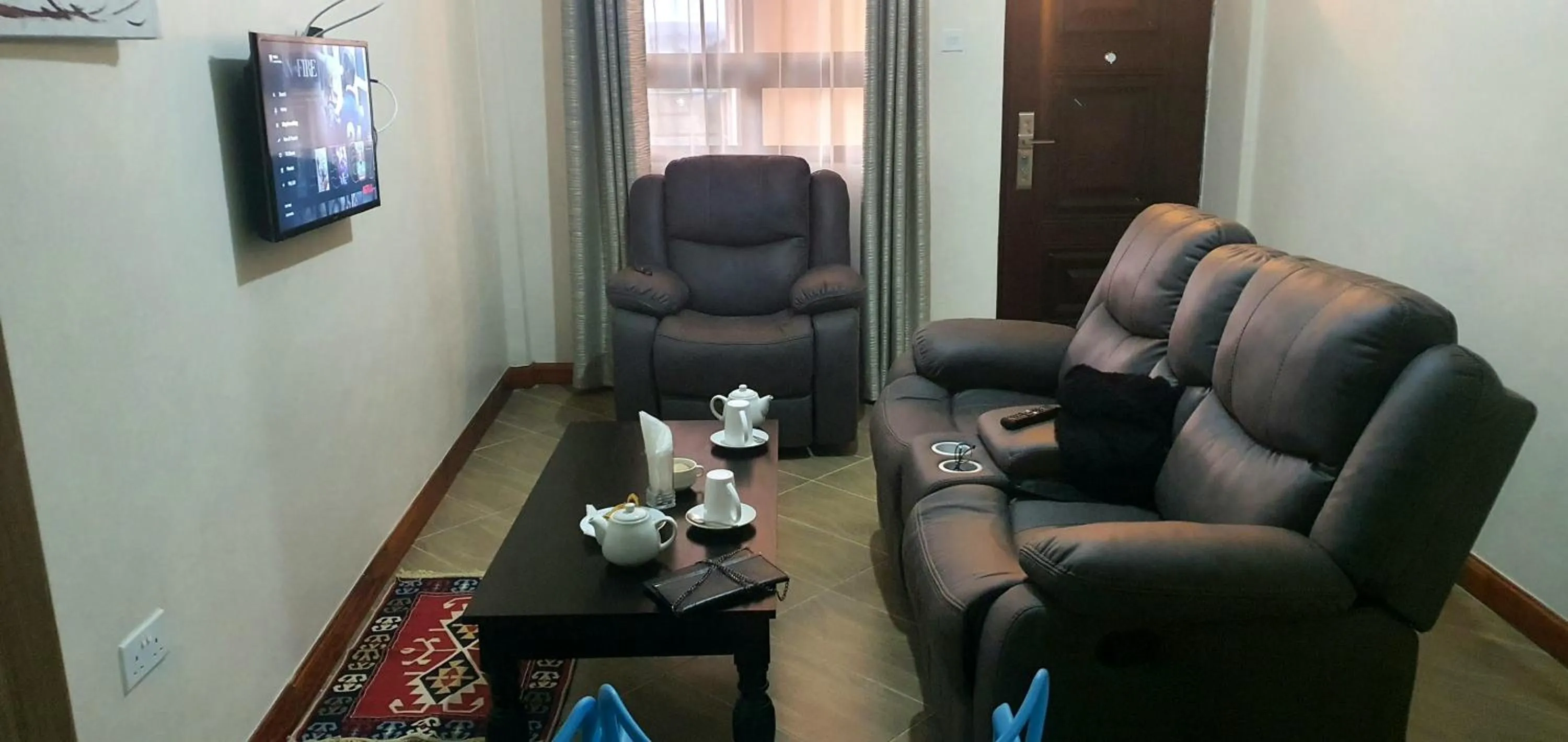 Living room in Walabi Mara Hotel