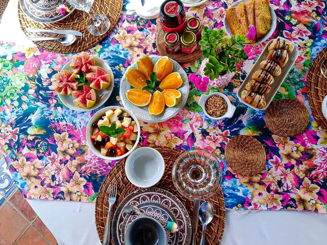 Breakfast in Pousada La Casona