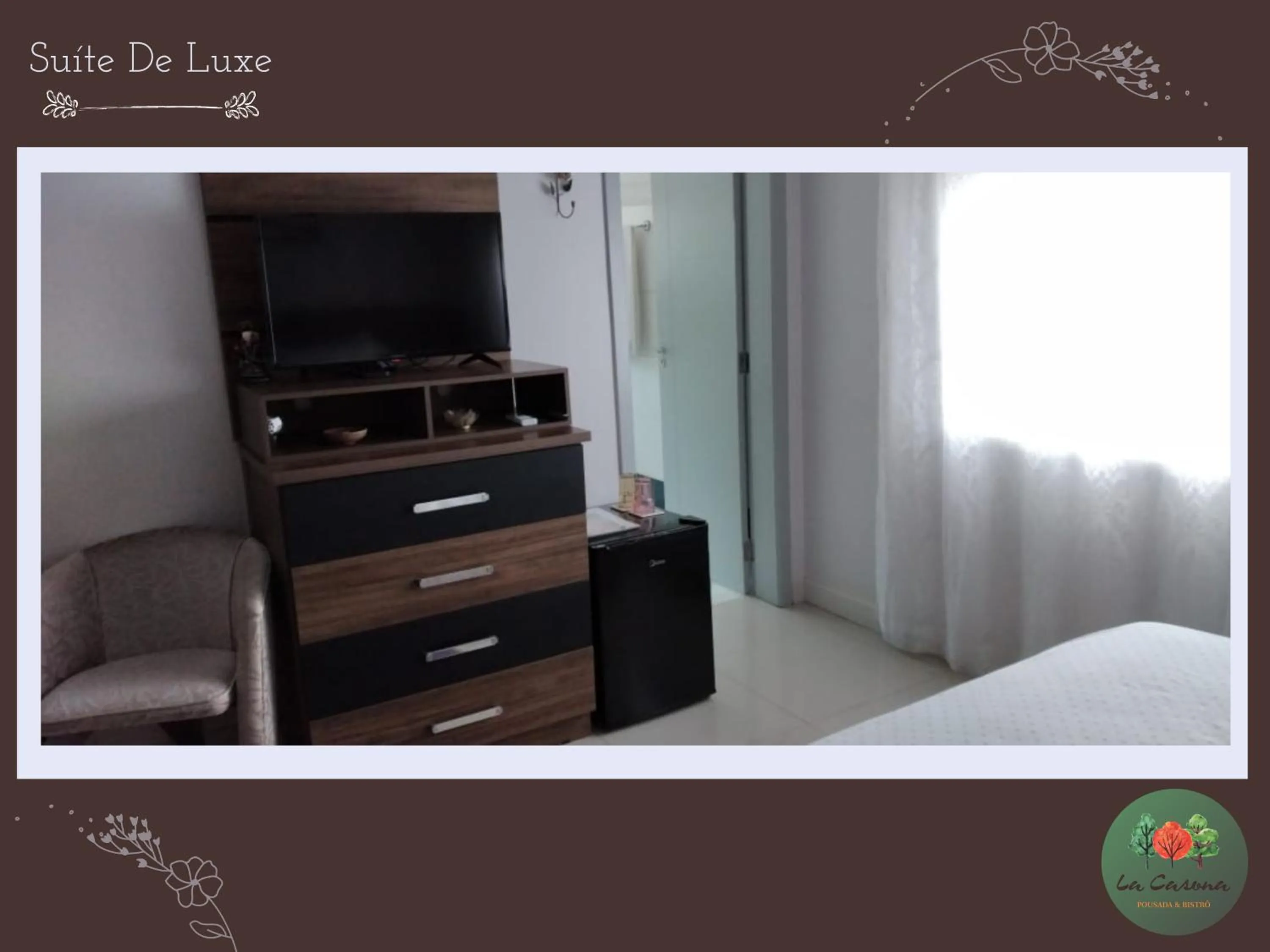 TV and multimedia, Bed in Pousada La Casona