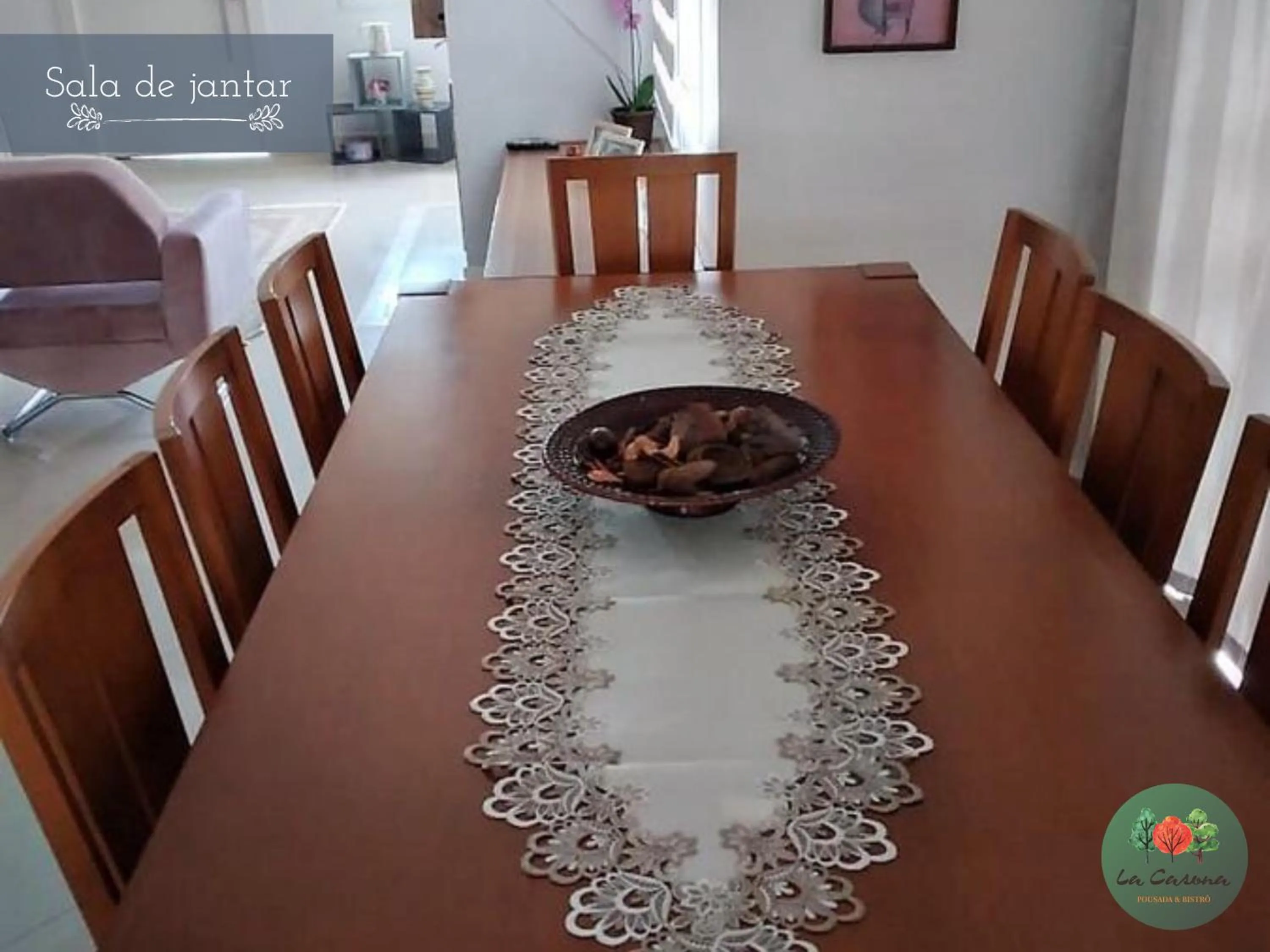 Dining area in Pousada La Casona