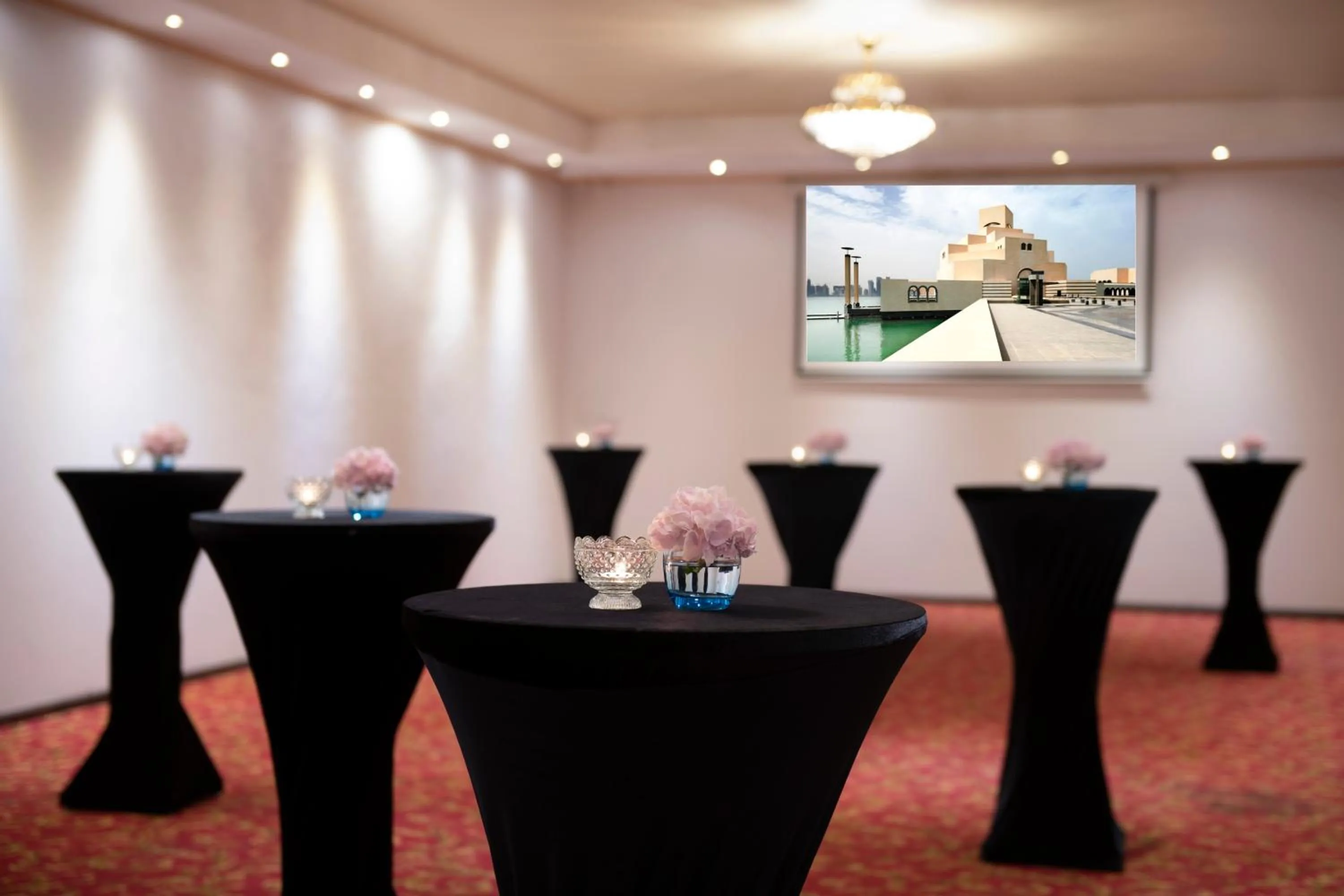 Meeting/conference room in Treffen House Doha - Souq Waqif and next to Msheireb Metro Station