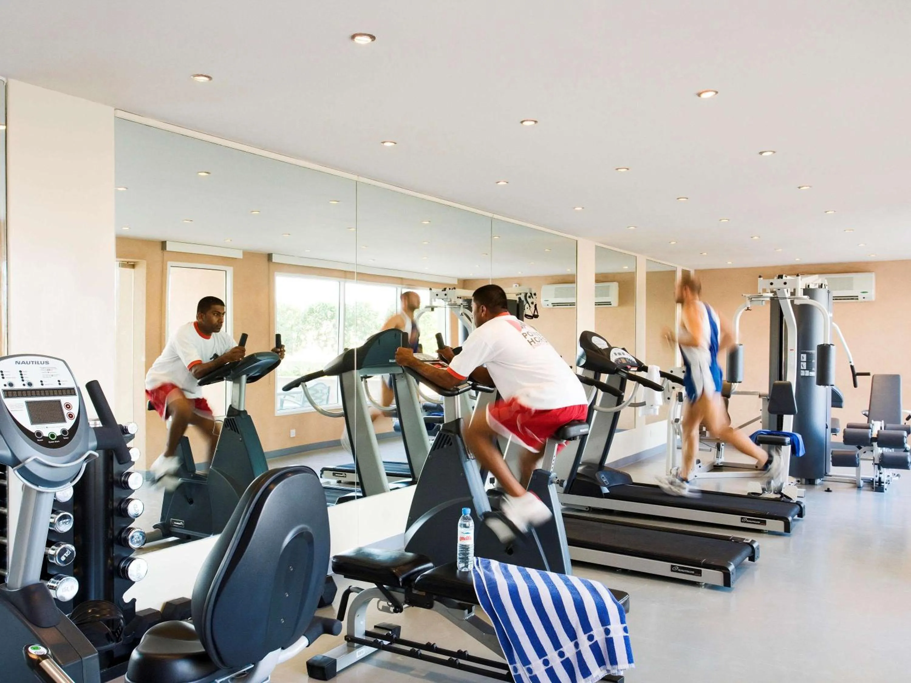 Fitness centre/facilities in Treffen House Doha - Souq Waqif and next to Msheireb Metro Station