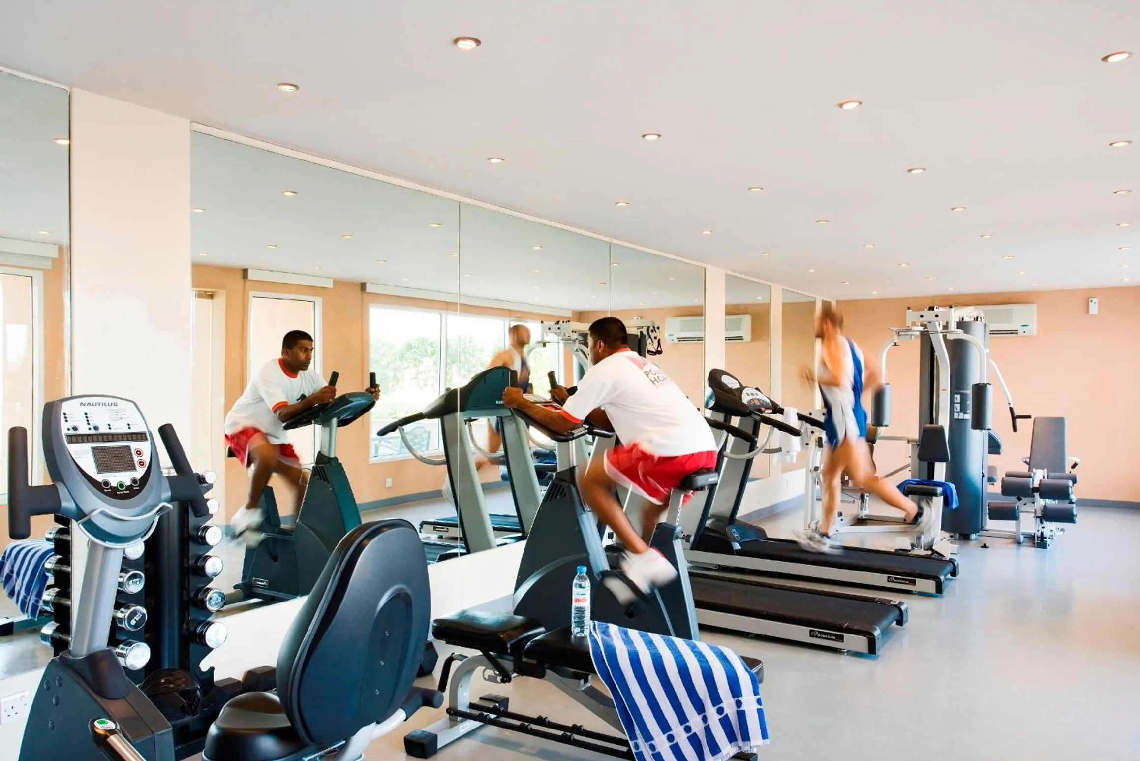 Fitness centre/facilities in Treffen House Doha - Souq Waqif and next to Msheireb Metro Station