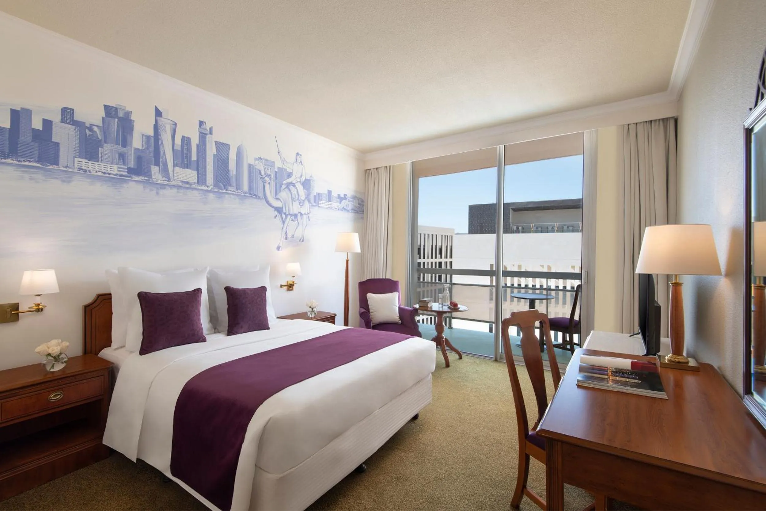 Property building, Bed in Treffen House Doha - Souq Waqif and next to Msheireb Metro Station