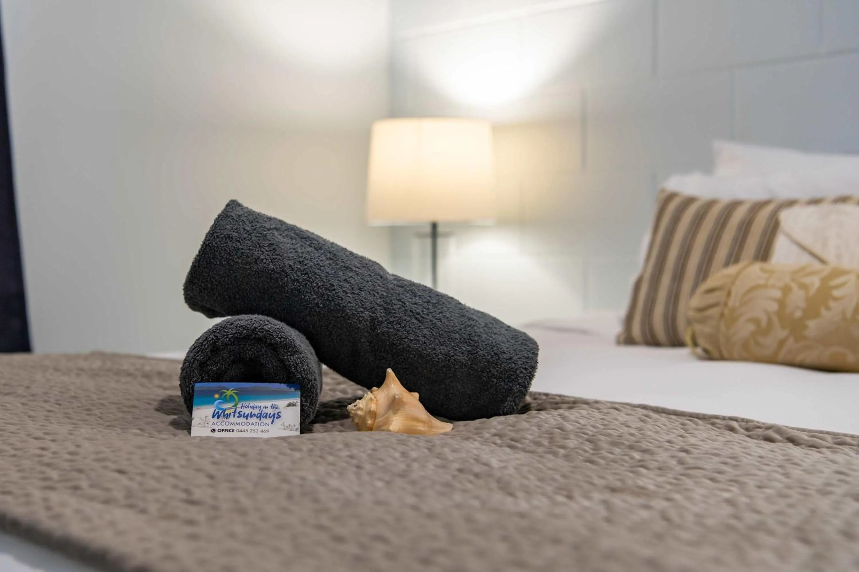 Bed in Airlie Sun & Sand Accommodation #5