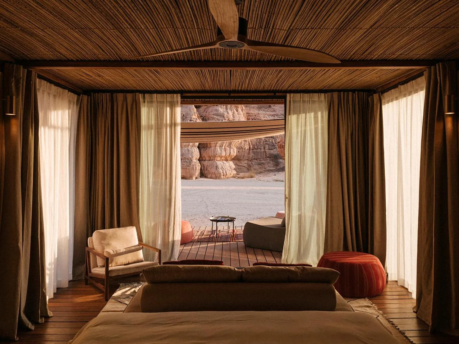 Living room, Bed in Our Habitas AlUla