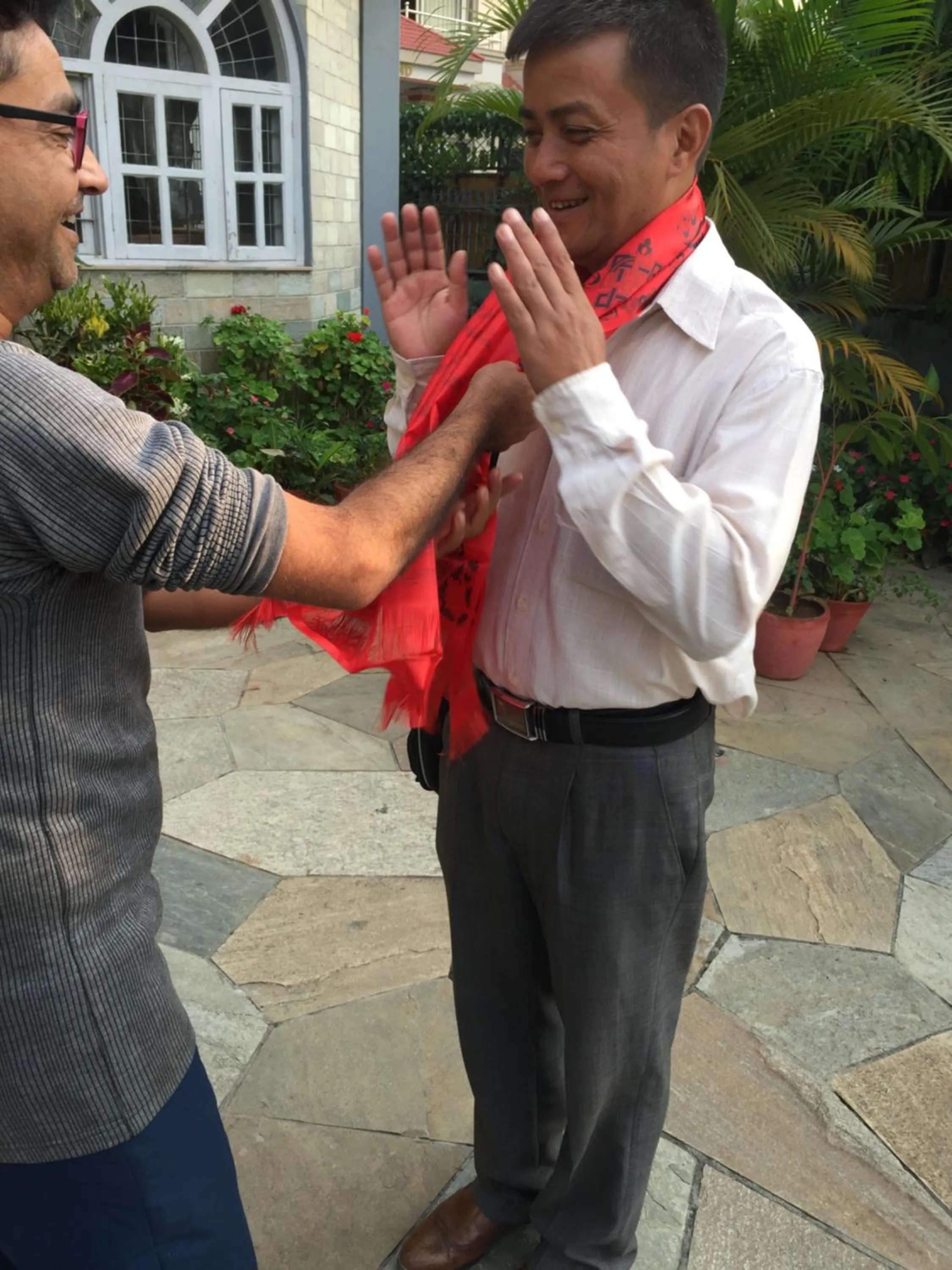 People in Hotel Fishtail Villa