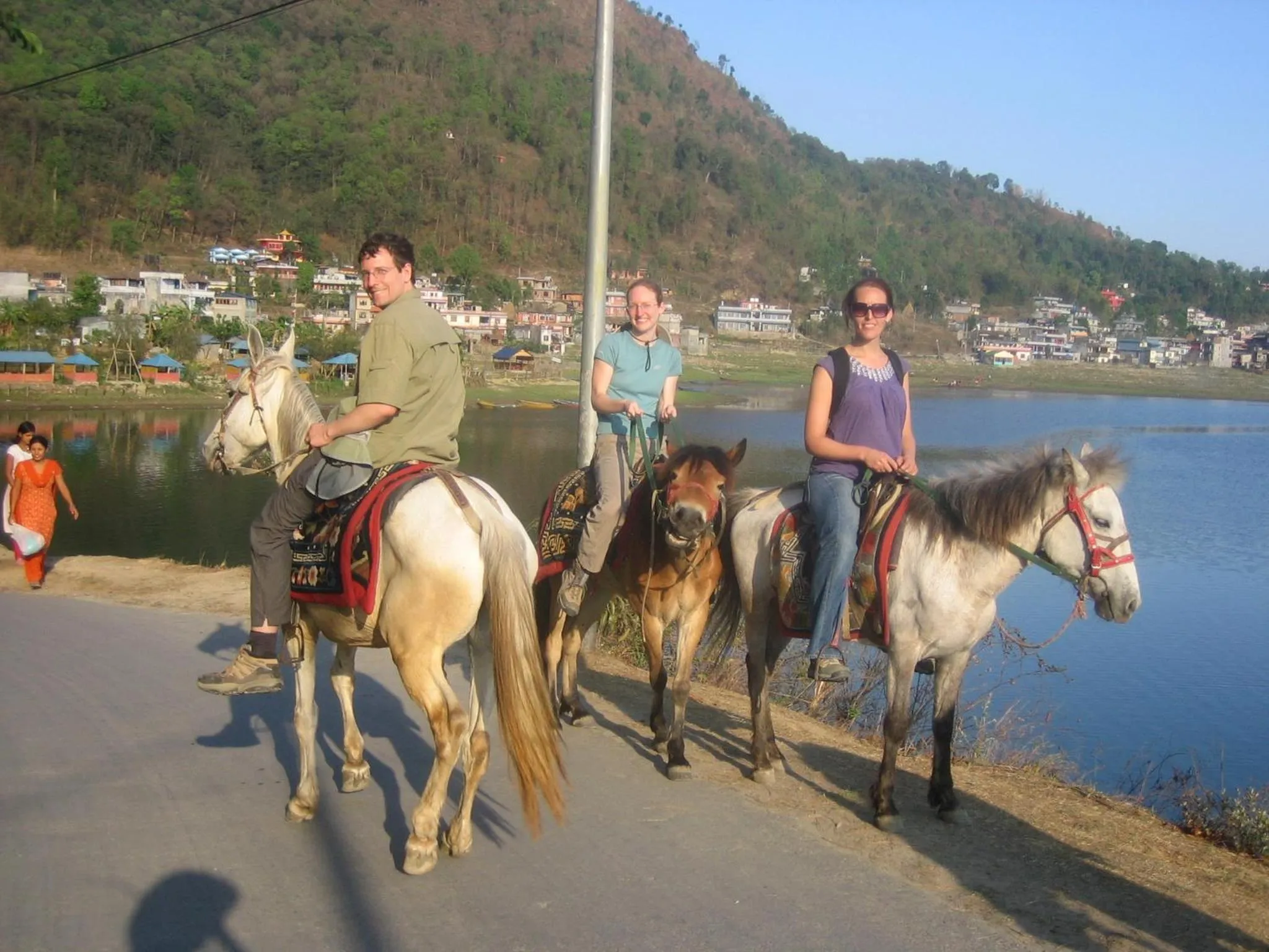 Horse-riding in Hotel Fishtail Villa