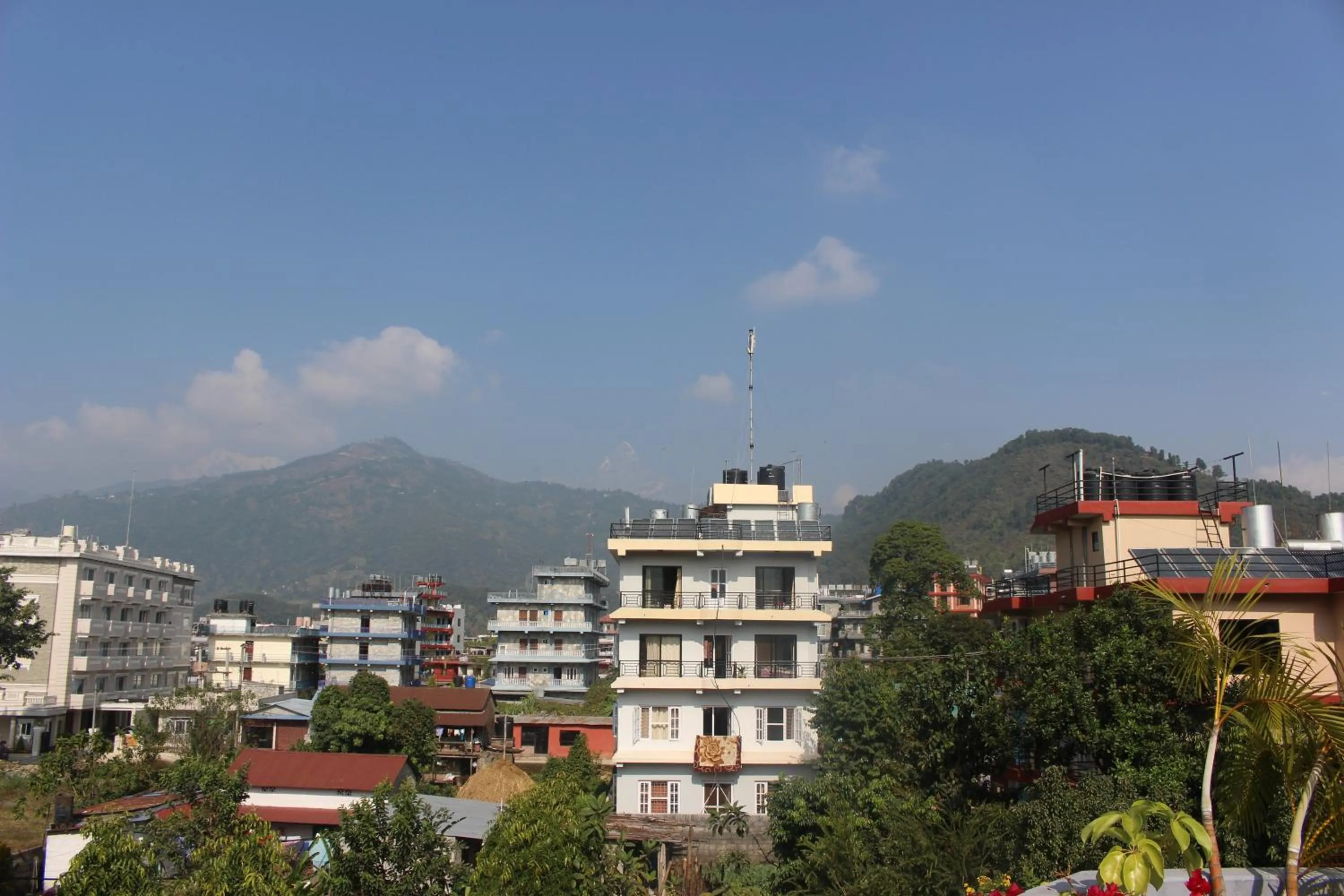 City view in Hotel Fishtail Villa