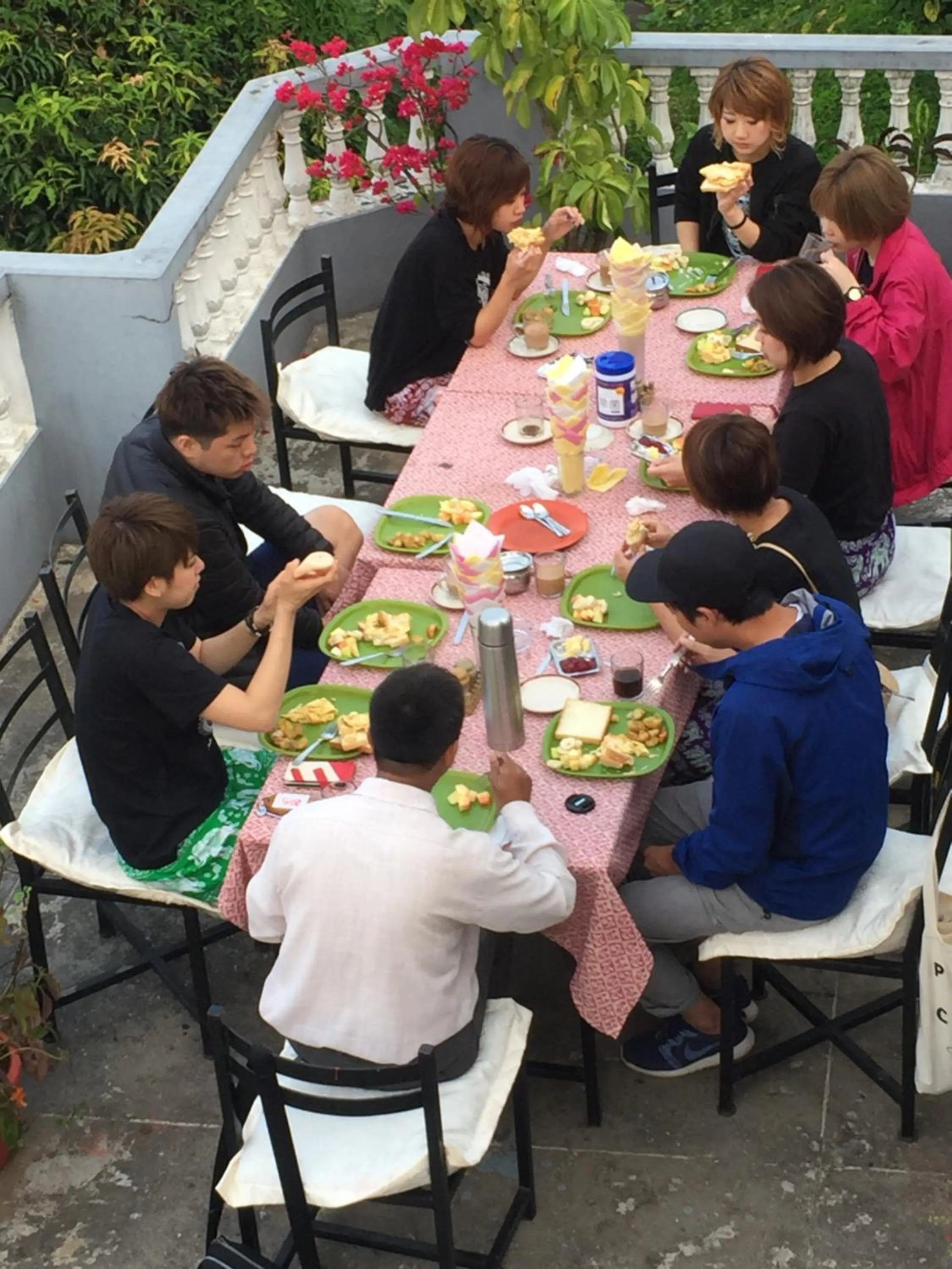 People in Hotel Fishtail Villa