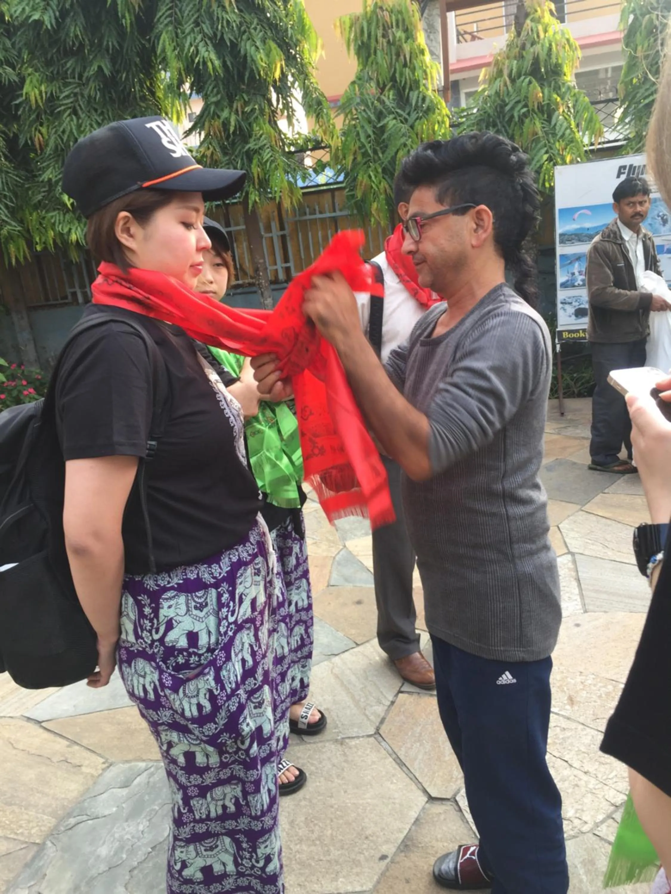 People in Hotel Fishtail Villa