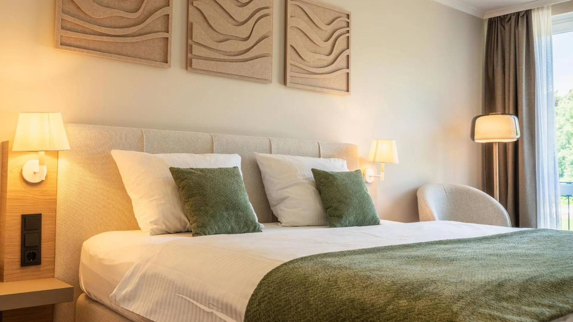 Bed in Vital Hotel Westfalen Therme Wellness Resort & SPA