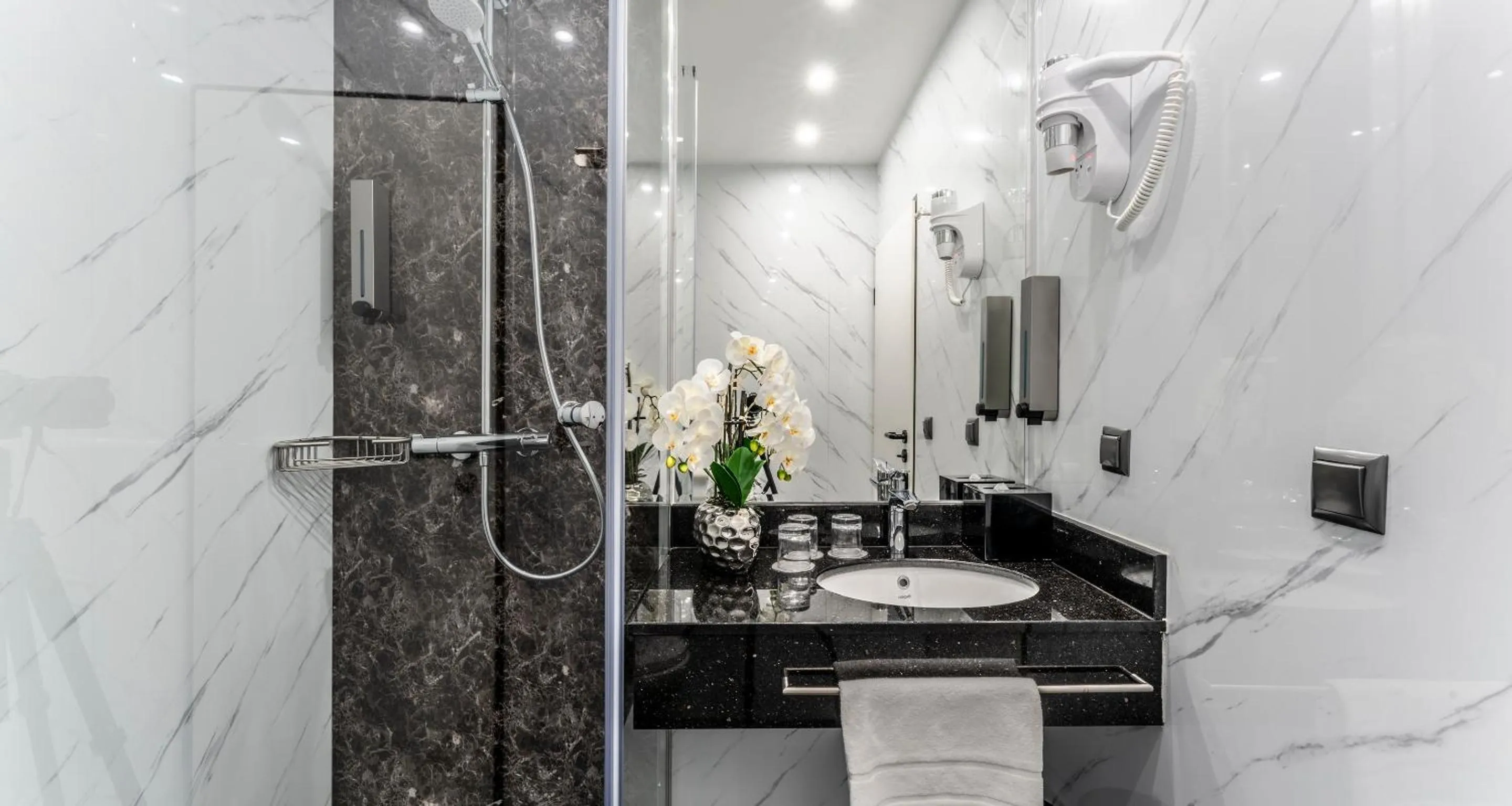 Shower in PLAZA INN Mühldorf