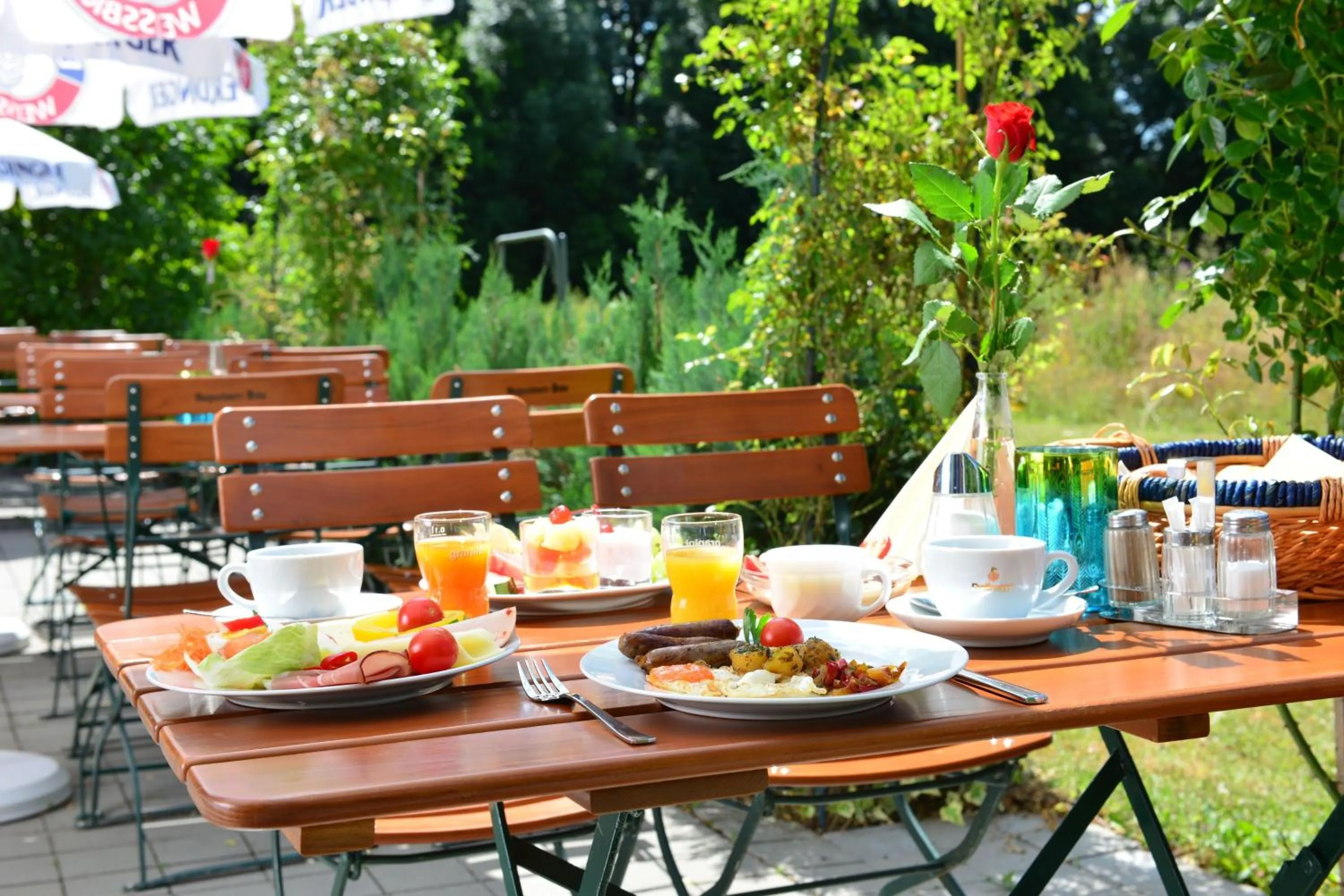 Garden in PLAZA INN Mühldorf