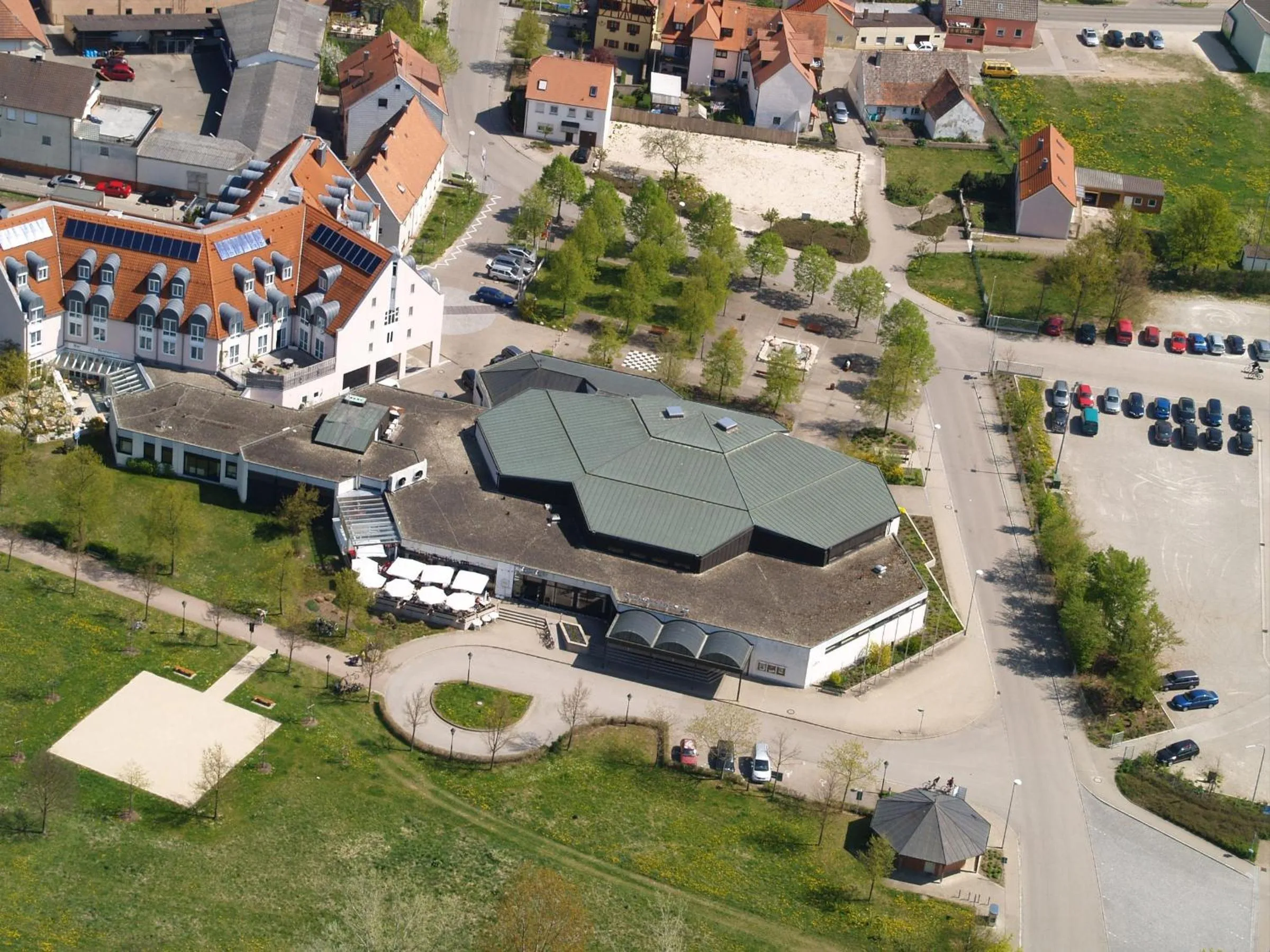 Bird's eye view in Parkhotel Altmühltal