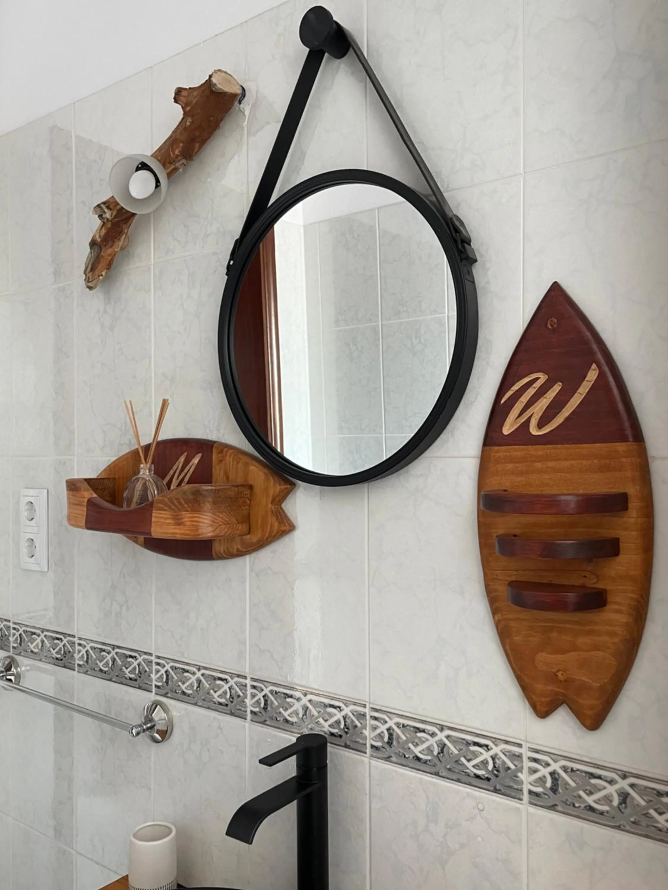 Bathroom in Hotel Jardim Oudinot "MyWay Kite&Surf"