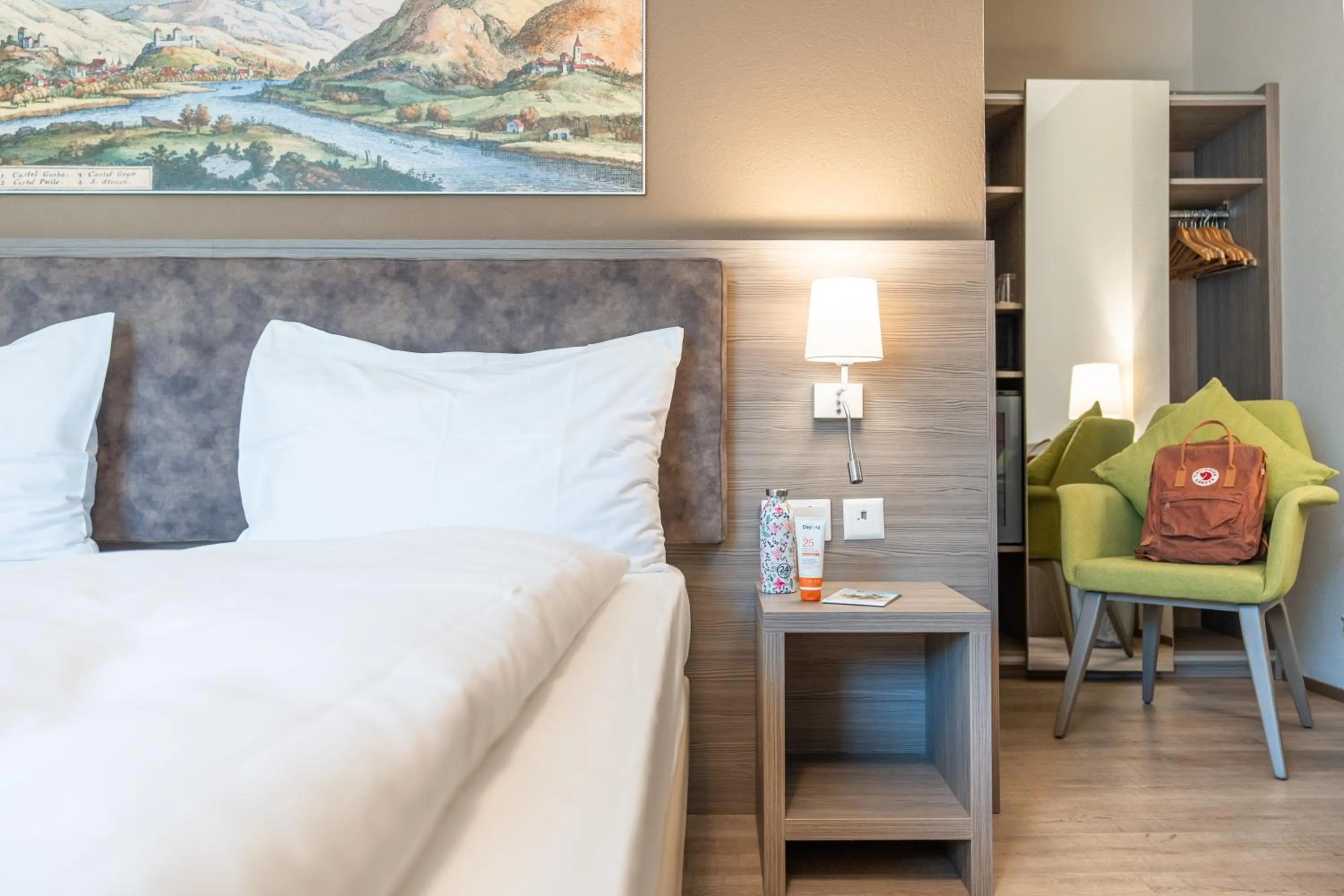 Bedroom, Bed in Hotel Unione