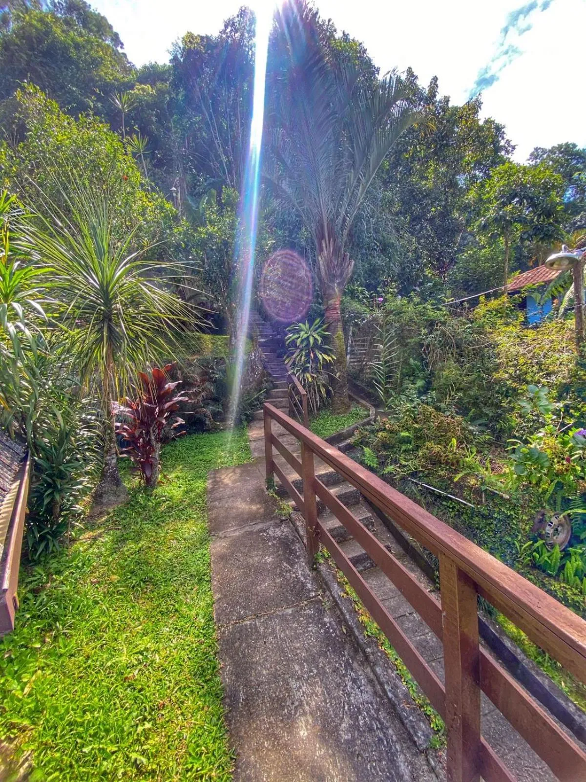 Garden in Pousada Colibri Serrano