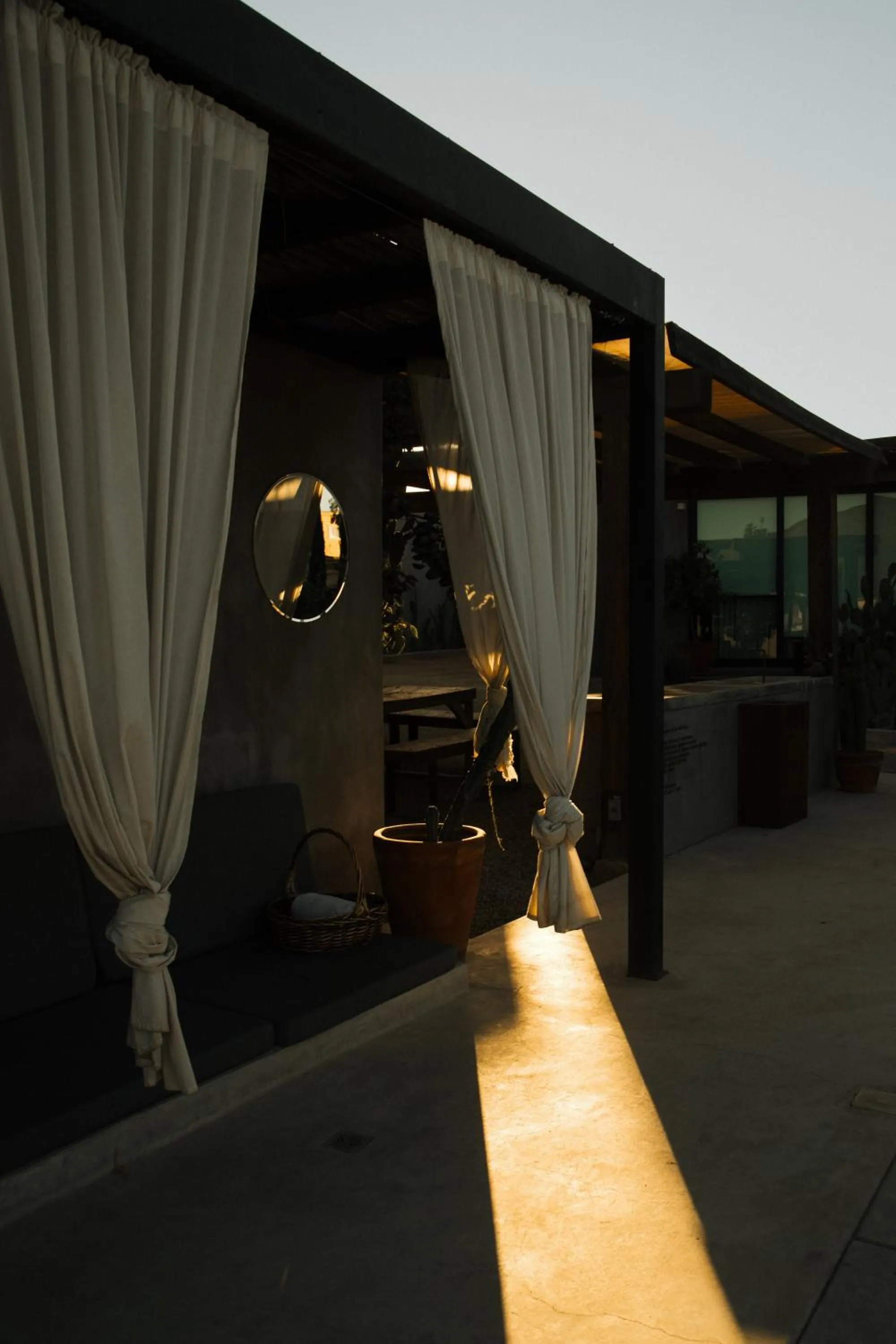 Patio in Casa Michaus Valle de Guadalupe