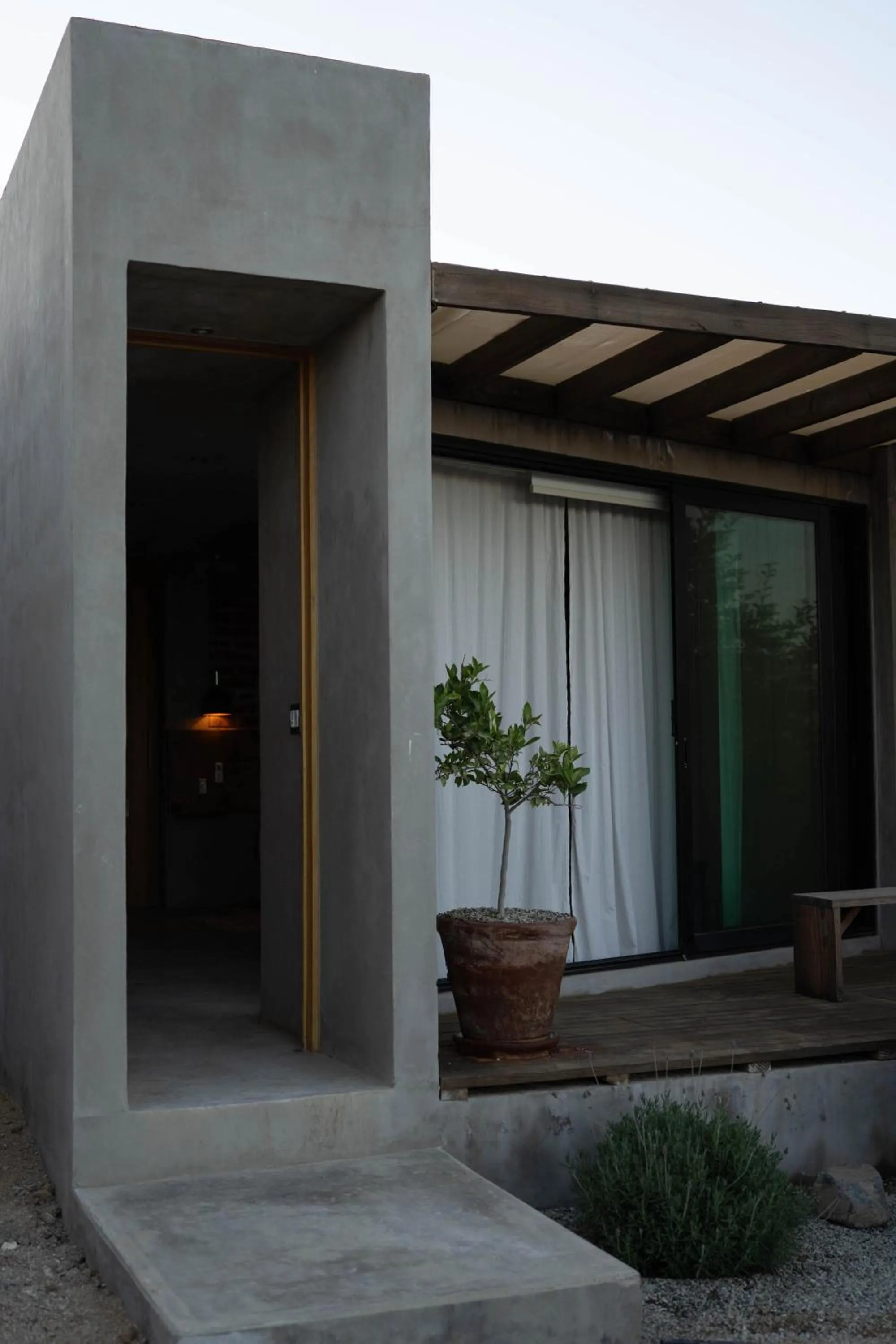 Facade/entrance in Casa Michaus Valle de Guadalupe