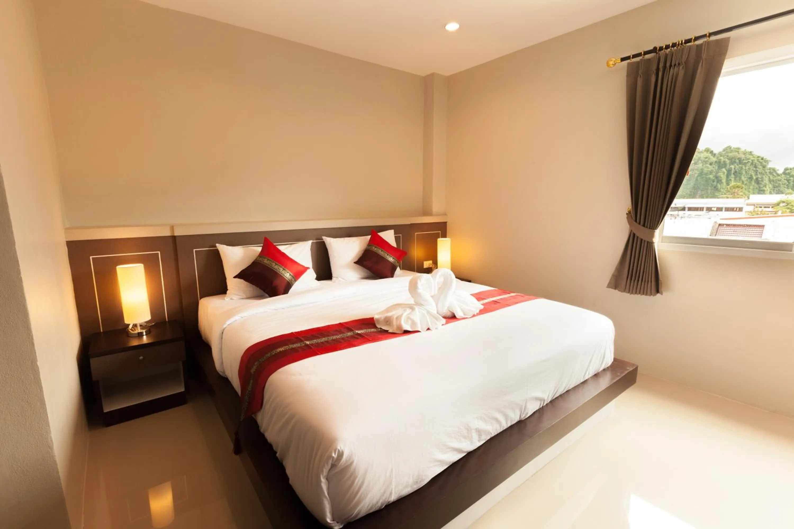 Bed in Pranee Home Phang-nga