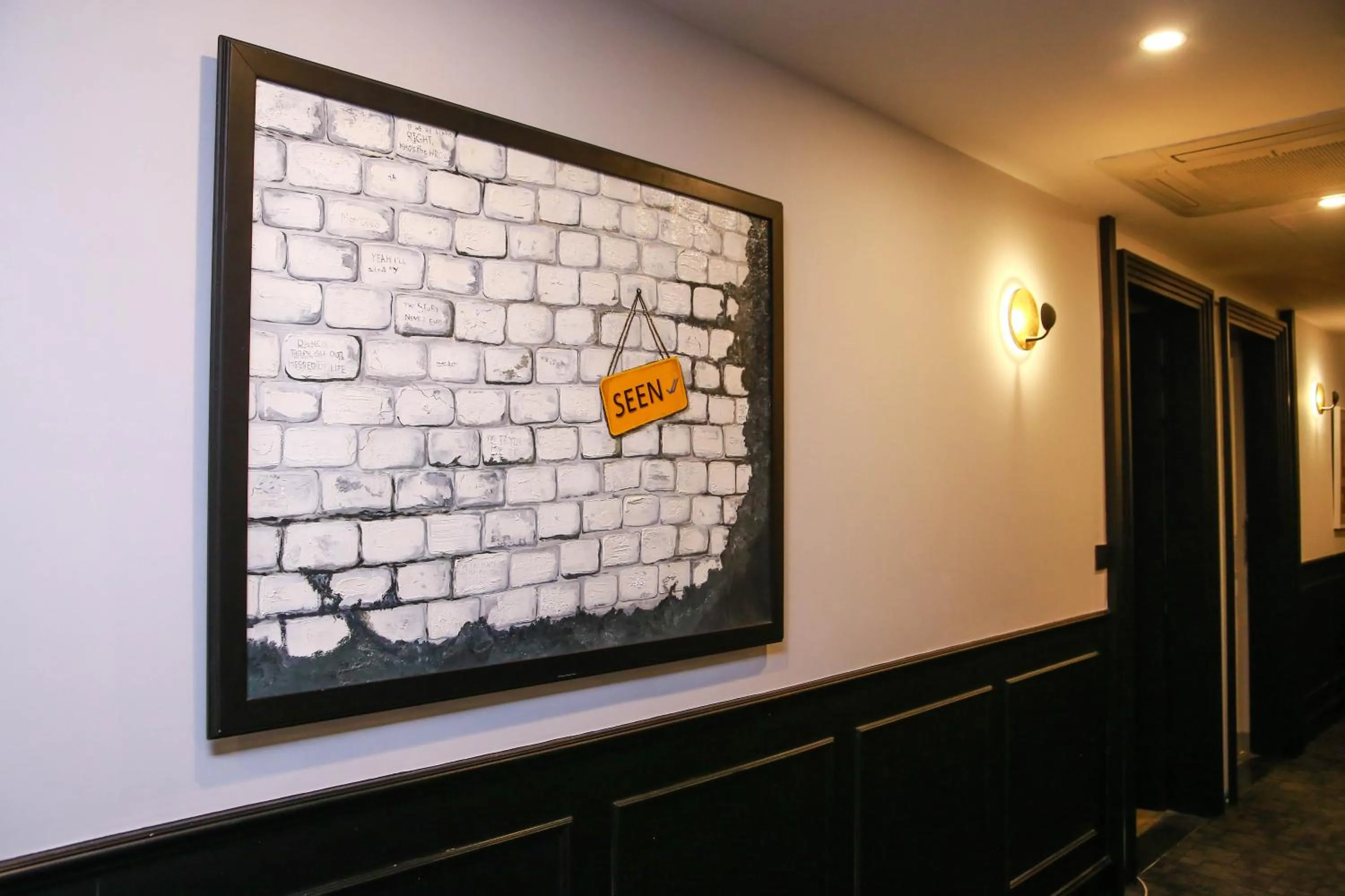 Decorative detail in Ambiance Boutique Art Hotel Lahore