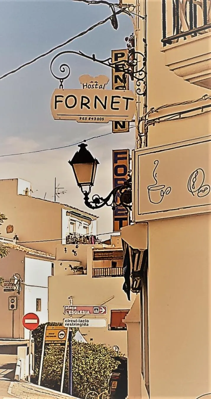 Property building in Hostal Fornet Altea