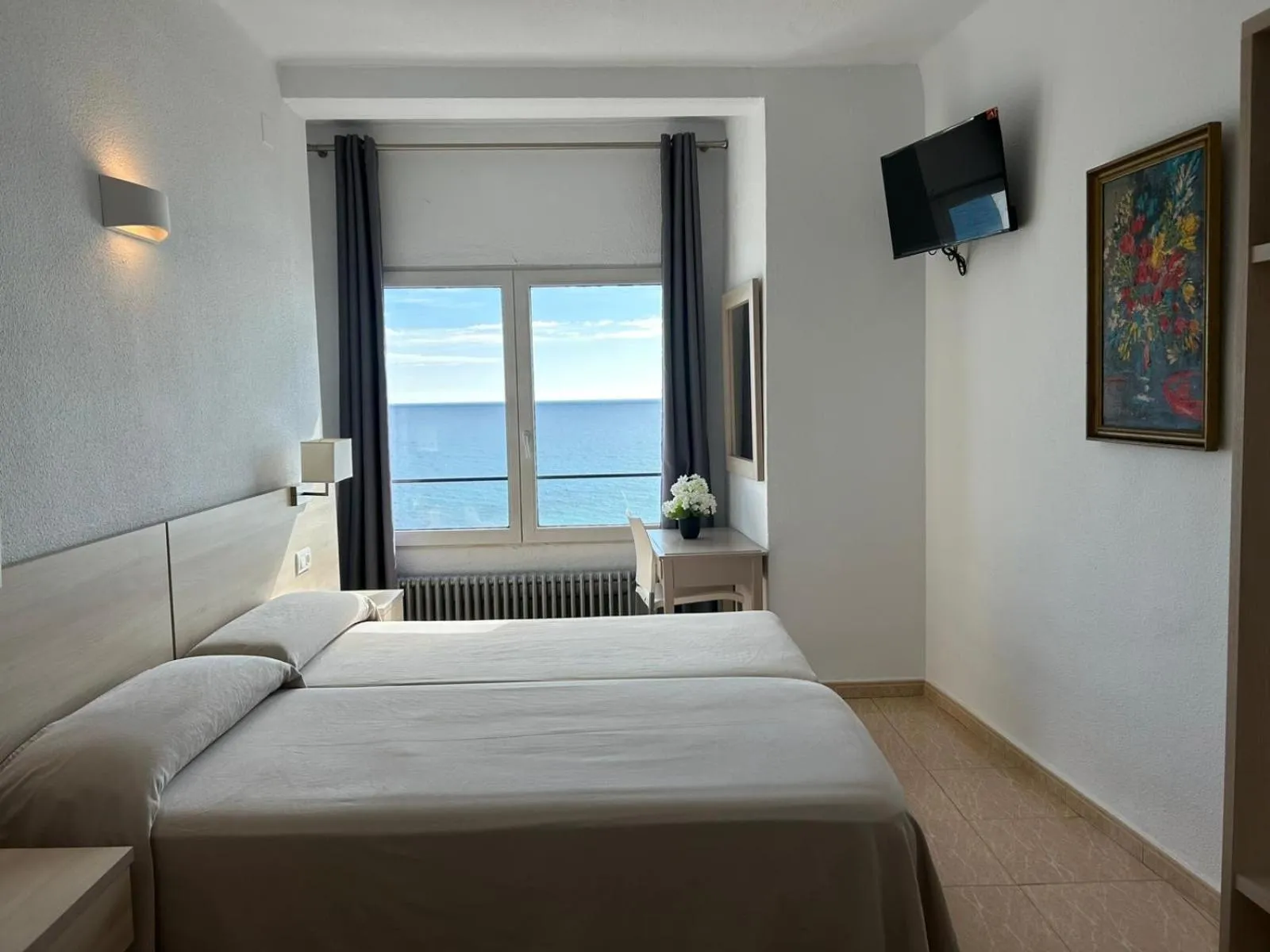 Bed in Hotel San Miguel