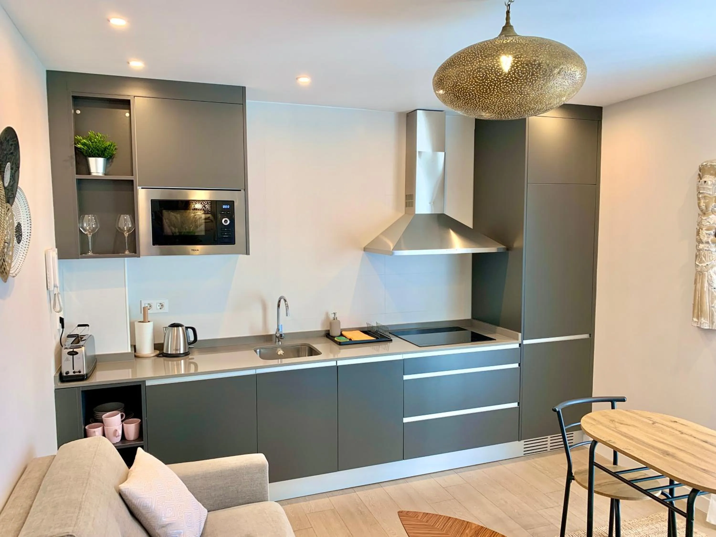 Kitchen or kitchenette in Sea to Sky Suites - Mijas Pueblo