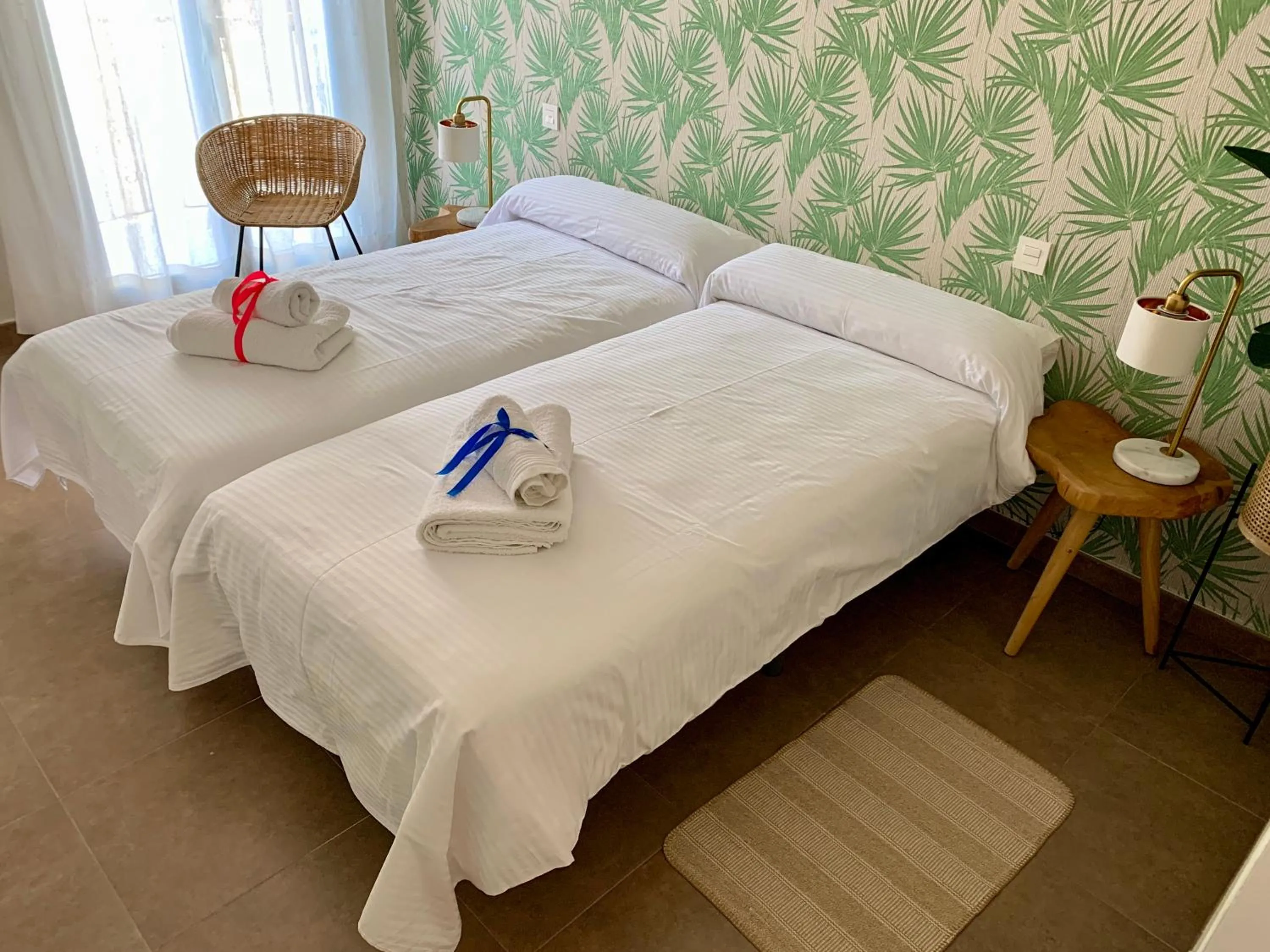 Bedroom, Bed in Sea to Sky Suites - Mijas Pueblo