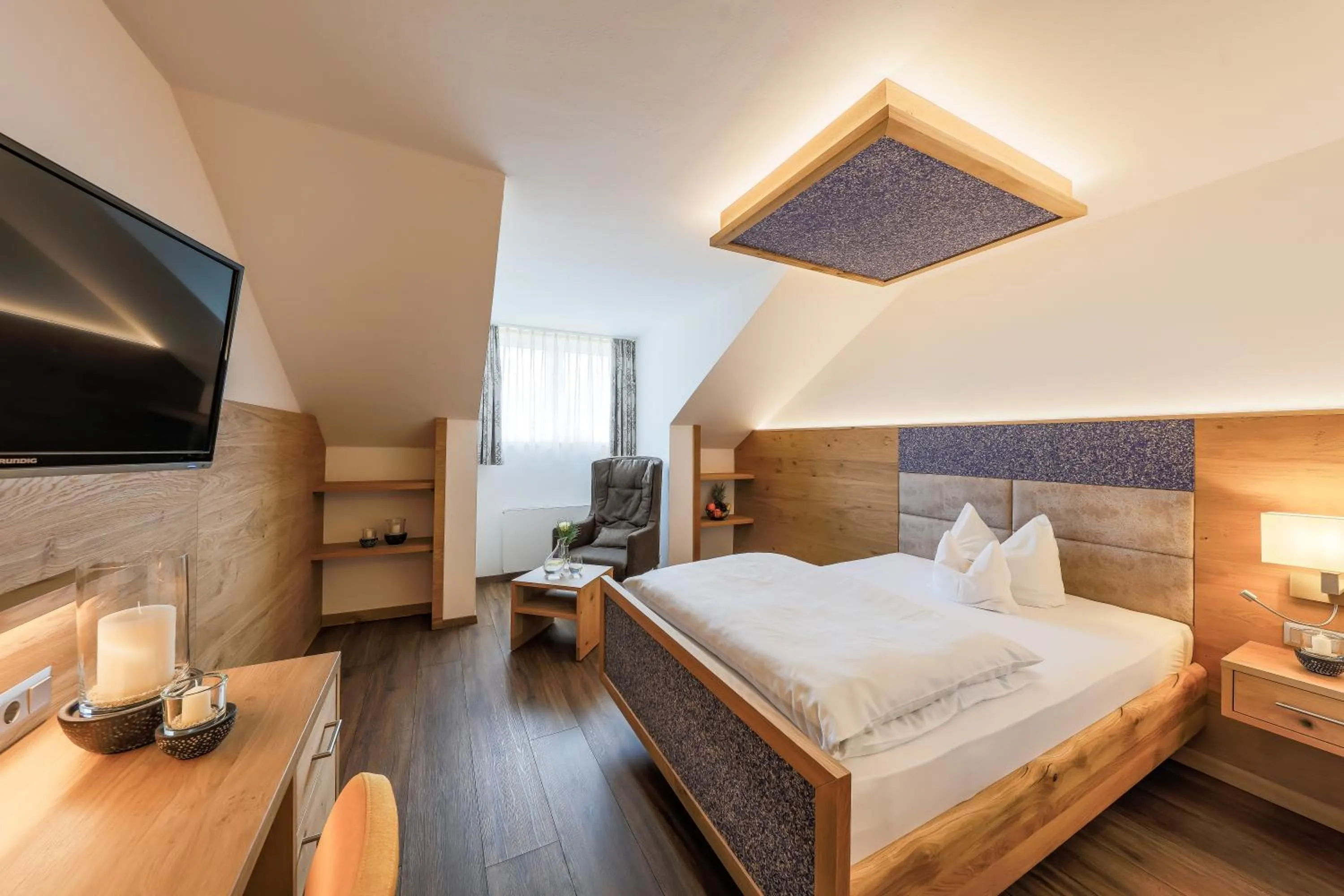 Bed in Urlaubshotel Binder