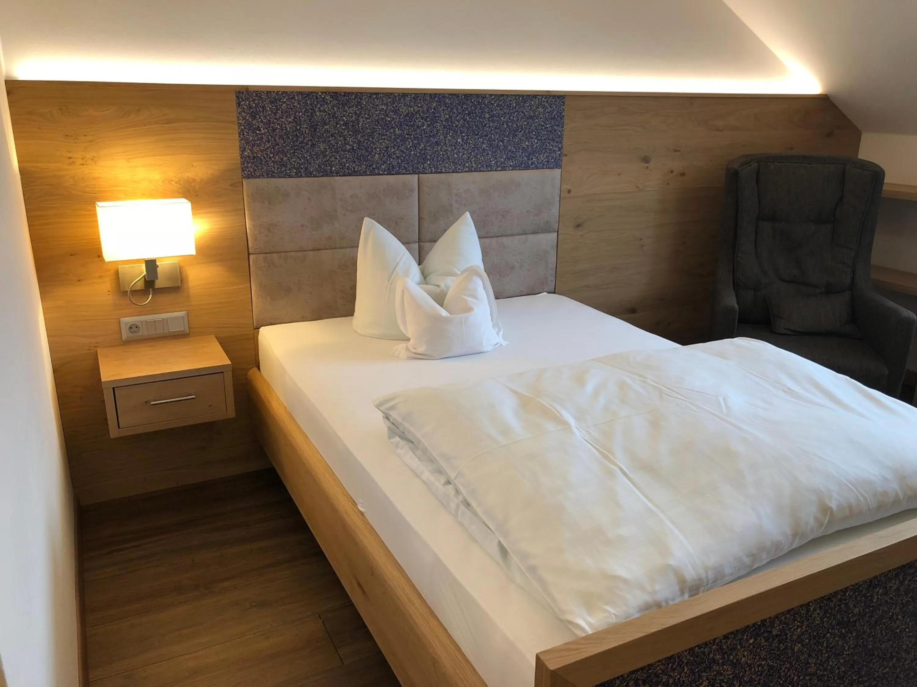 Bed in Urlaubshotel Binder